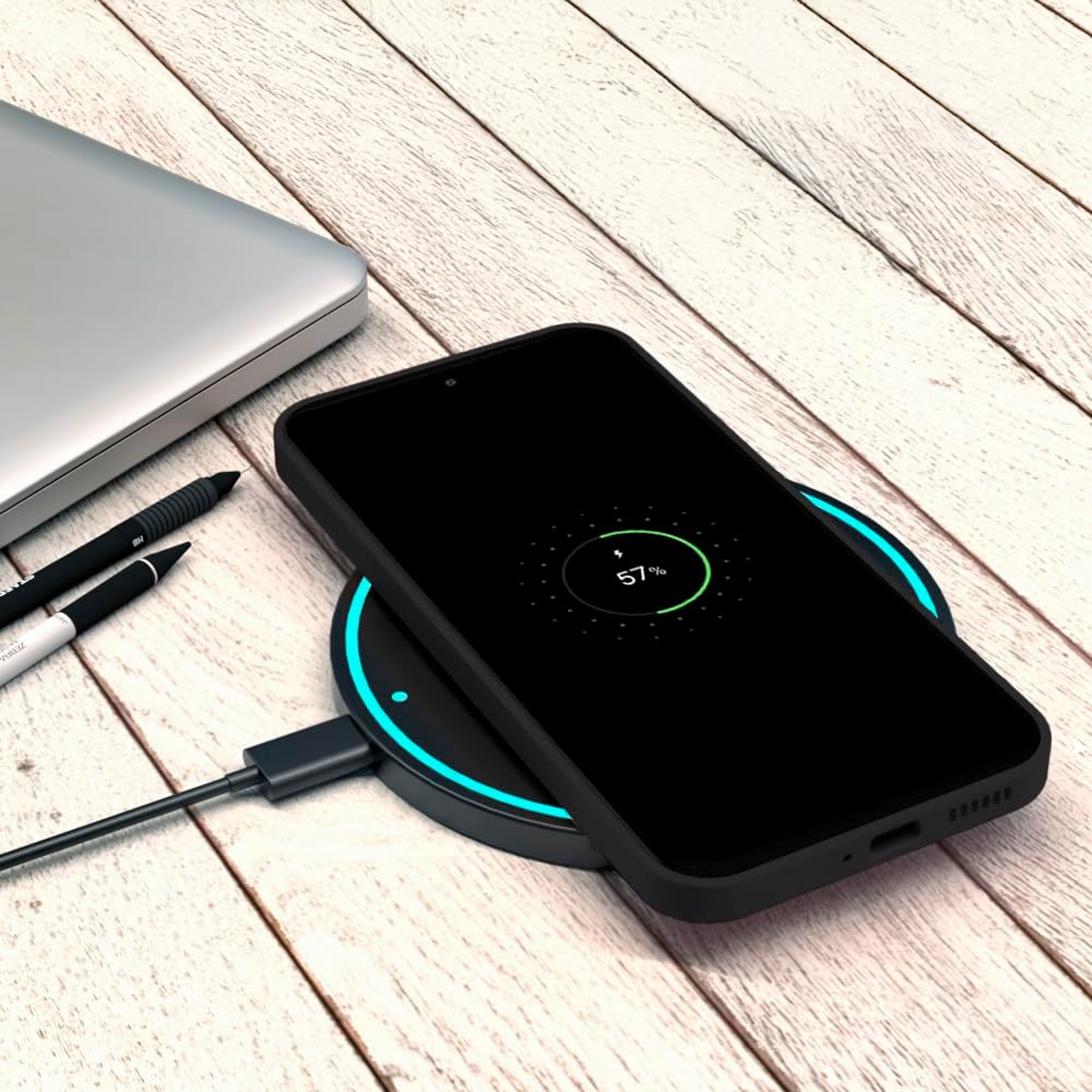 alkaya. | LUCID Silikon Case kompatibel mit Magsafe schwarz, Samsung S24+