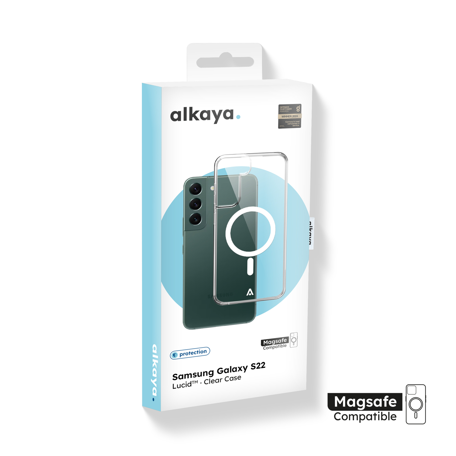 alkaya. | LUCID Clear Case kompatibel mit Magsafe transparent, Samsung S22