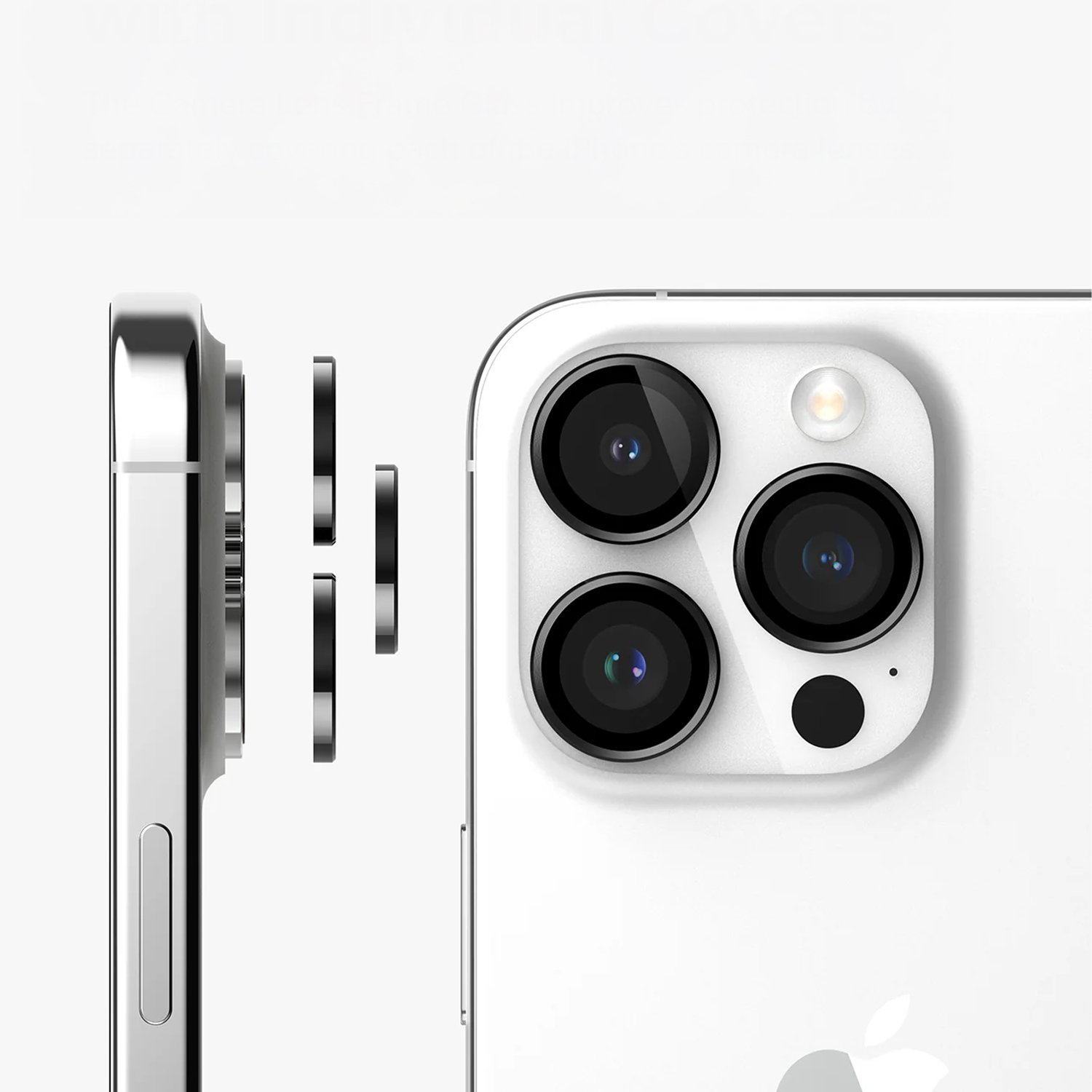 alkaya. | Lens Shield | Kameraschutzglas, Transparent single lens, 16 Pro / 16 Pro Max