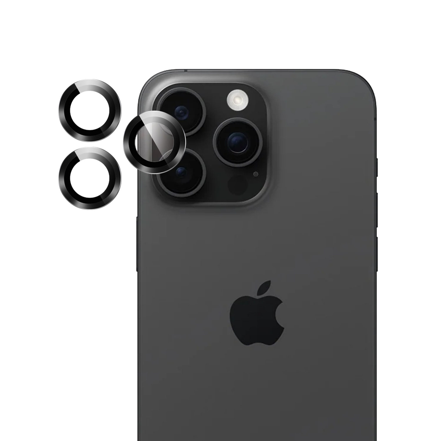 alkaya. | Lens Shield | Kameraschutzglas, Transparent single lens, 16 Pro / 16 Pro Max