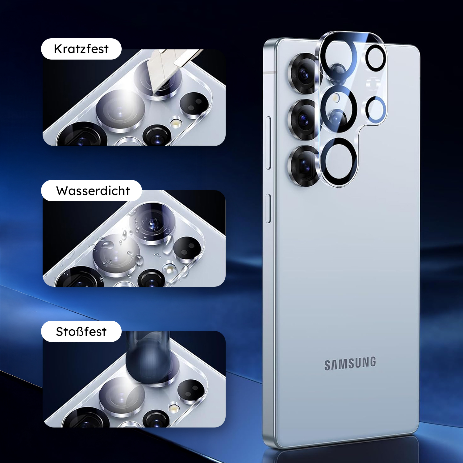 alkaya. | Lens Shield | Kameraschutzglas, Transparent Samsung S25 Ultra