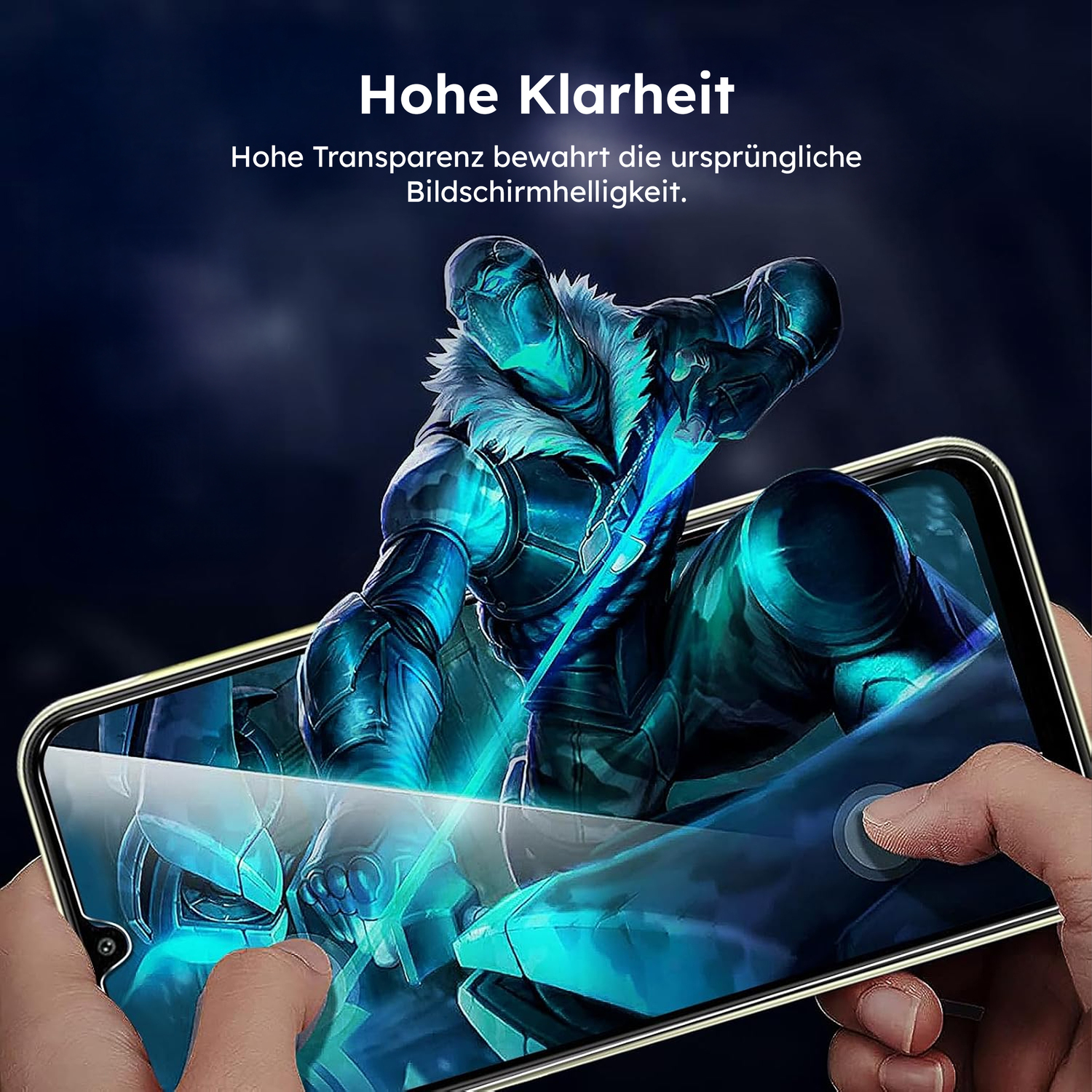 alkaya. | A Shield | Displayschutzglas | 3D Full Cover transparent, Samsung Galaxy A34