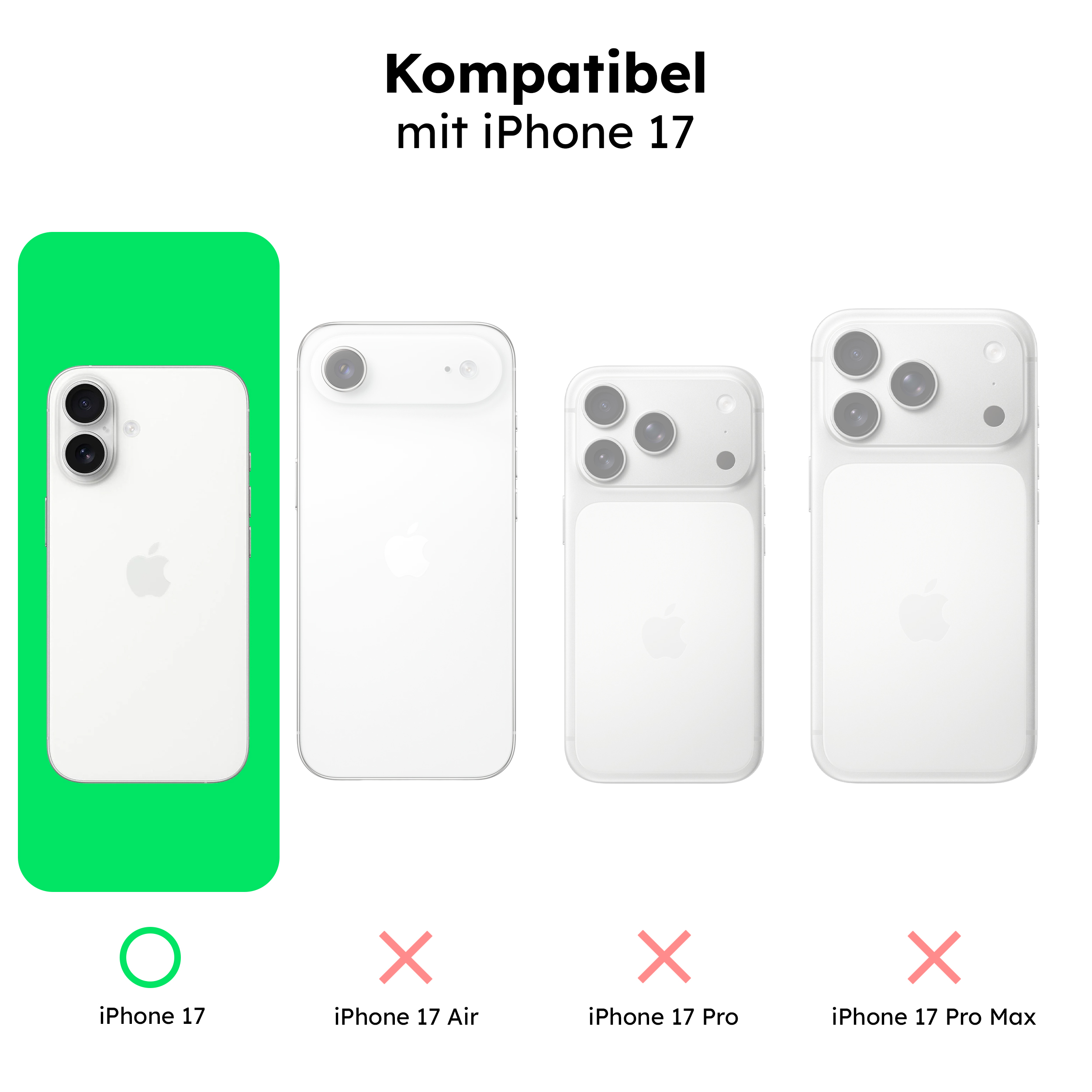 alkaya. | LUCID Protect Case kompatibel mit Magsafe blau, iPhone 17