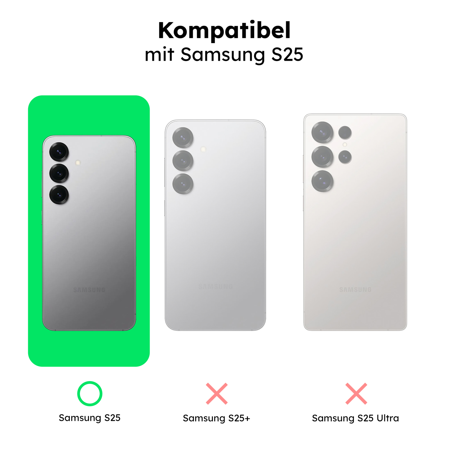 alkaya. | LUCID Clear Case kompatibel mit Magsafe Samsung S25