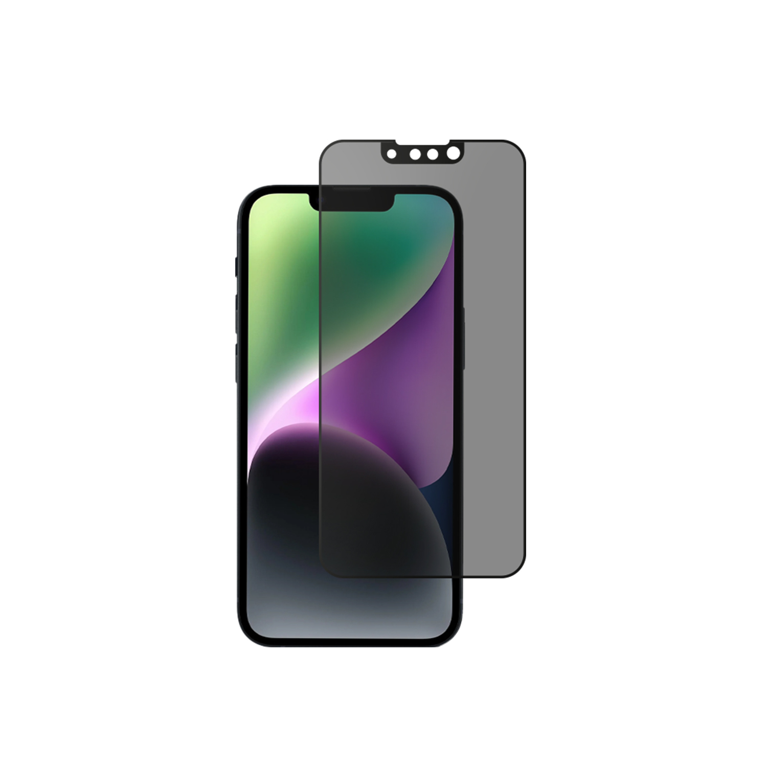 alkaya. | A Shield | Display-Sichtschutzglas | 3D Full Cover | Privacy, iPhone 14 Plus