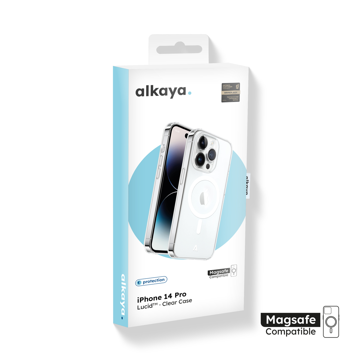 alkaya. | LUCID Clear Case kompatibel mit Magsafe transparent, iPhone 14 Pro