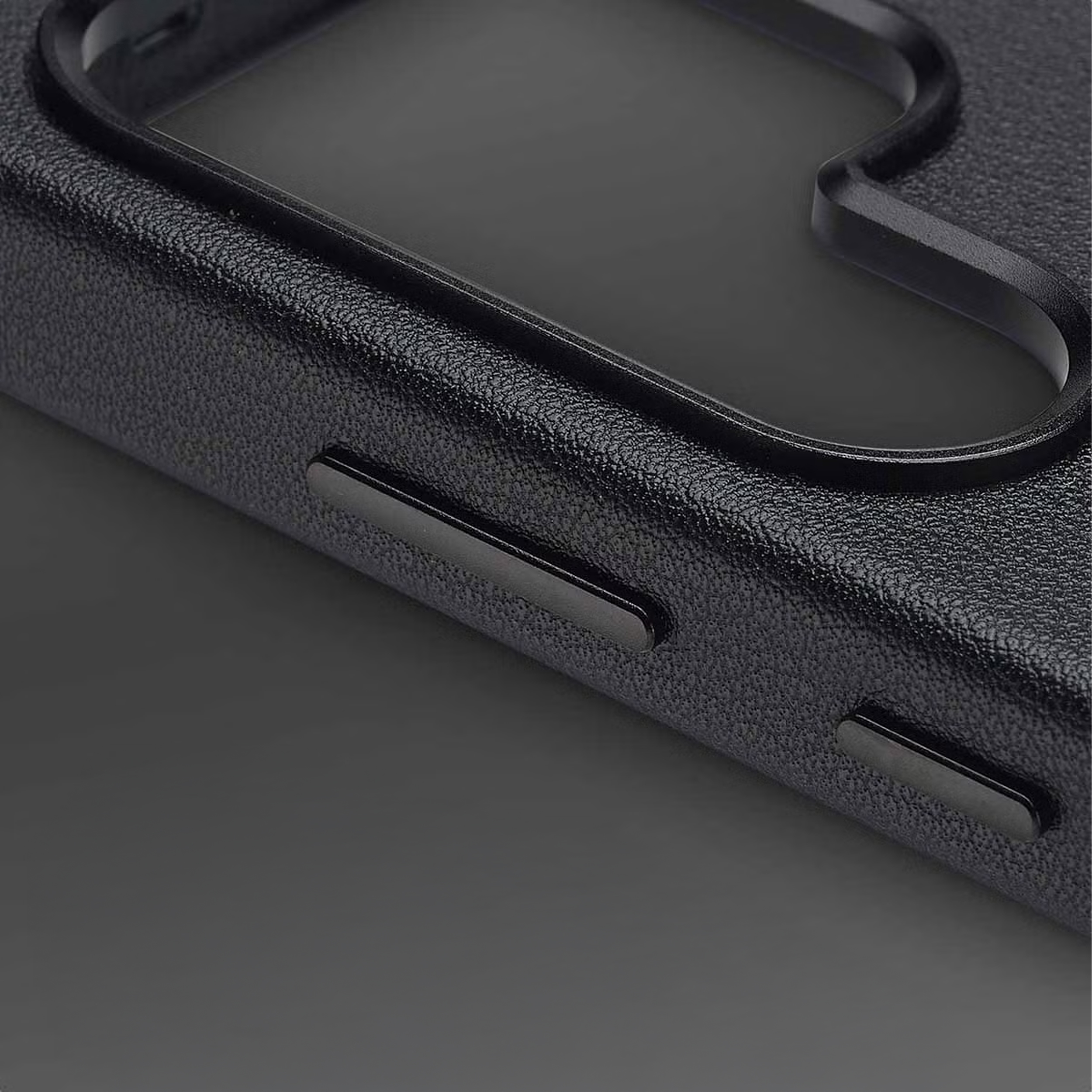 alkaya. | LUCID Pu Leather Case kompatibel mit Magsafe schwarz, Samsung S24 Ultra