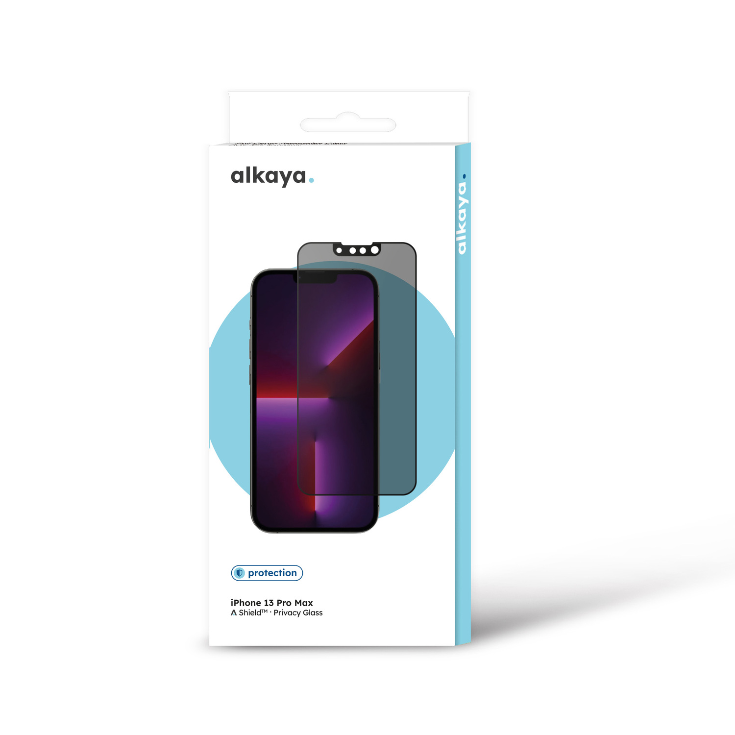 alkaya. | A Shield | Display-Sichtschutzglas | 3D Full Cover | Privacy, iPhone 13 Pro Max