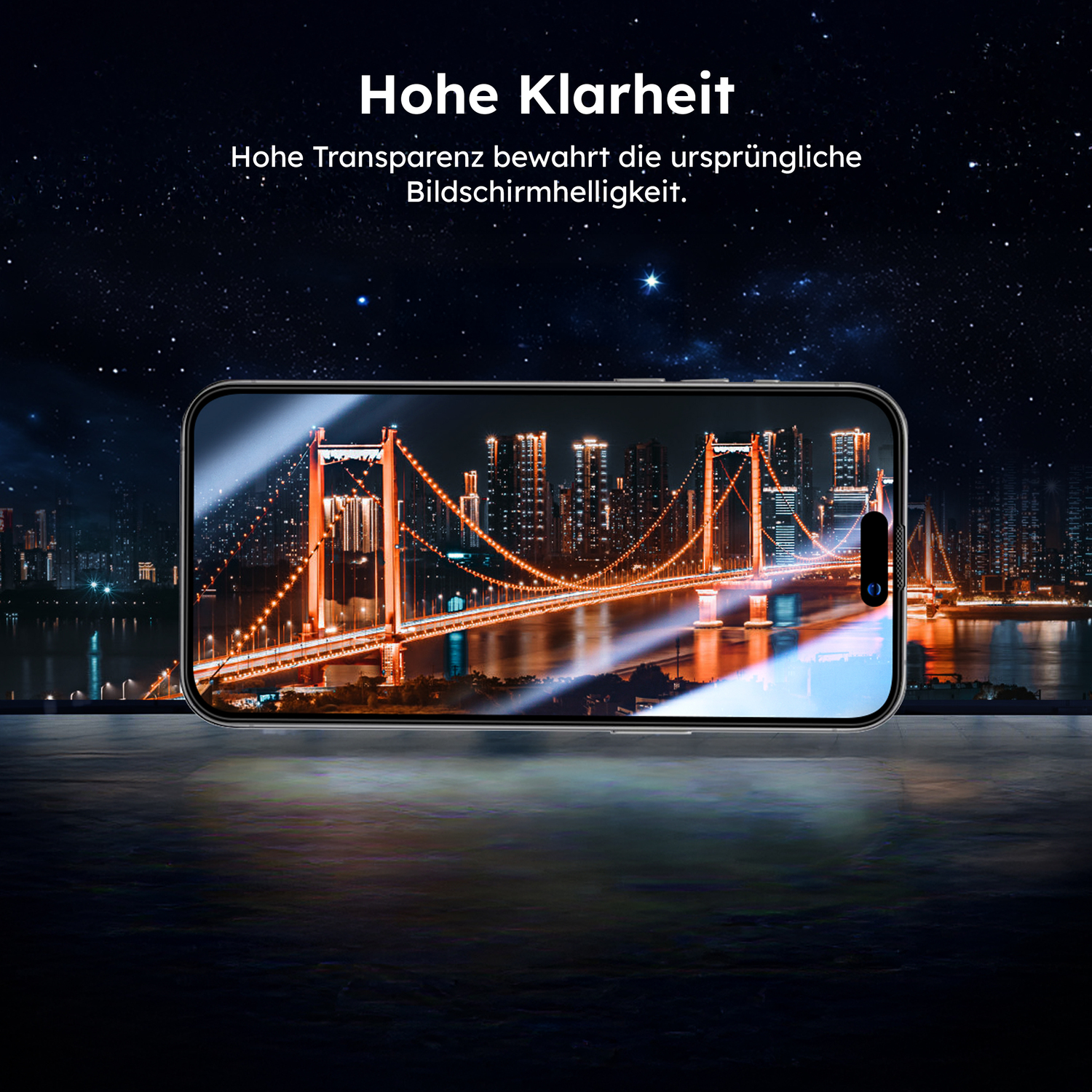 alkaya. | A Shield | Displayschutzglas | 3D Full Cover transparent, iPhone 15 / 16