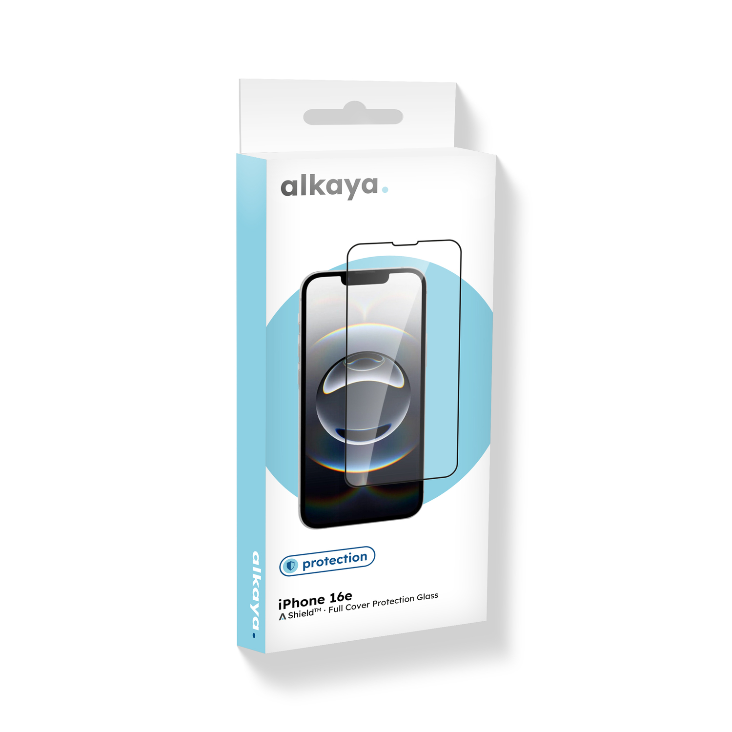 alkaya. | A Shield | Displayschutzglas | 3D Full Cover transparent, iPhone 16e