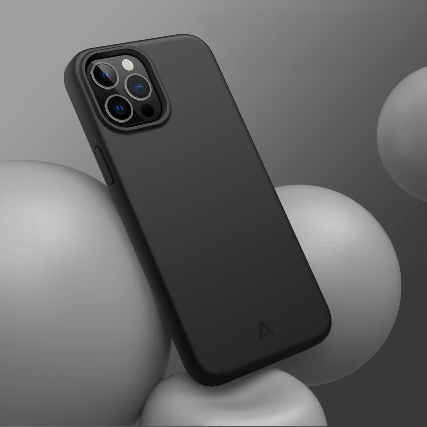 alkaya. | LUCID Silikon Case kompatibel mit Magsafe schwarz, iPhone 15 Pro Max