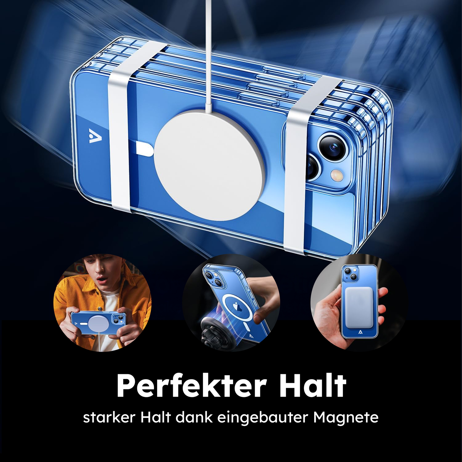 alkaya. | LUCID Clear Case kompatibel mit Magsafe transparent, iPhone 14 Plus