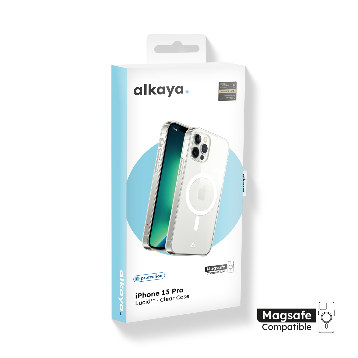 alkaya. | LUCID Clear Case kompatibel mit Magsafe transparent, iPhone 13 Pro