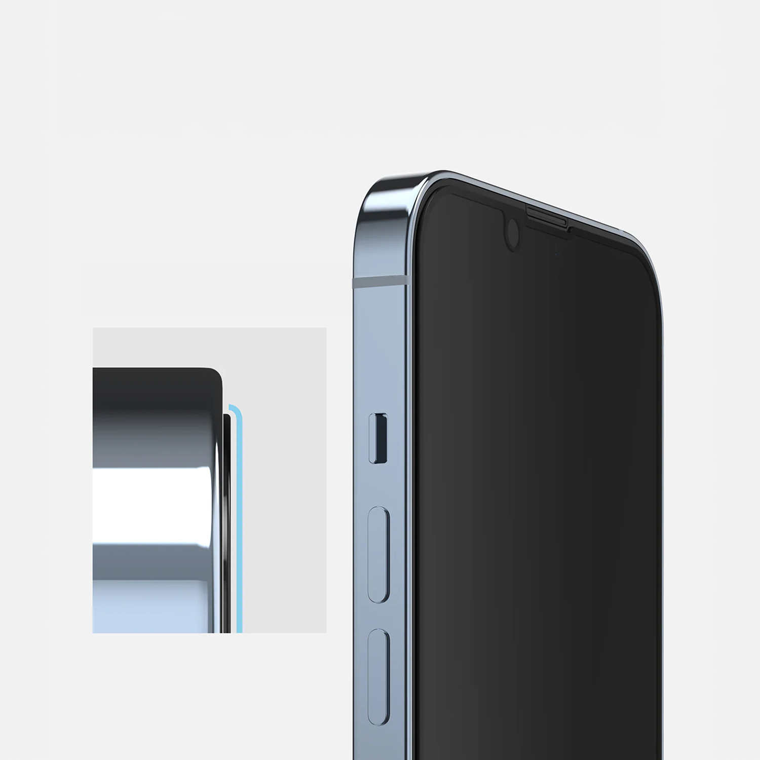 alkaya. | A Shield | Display-Sichtschutzglas | 3D Full Cover | Privacy, iPhone 13 Pro Max