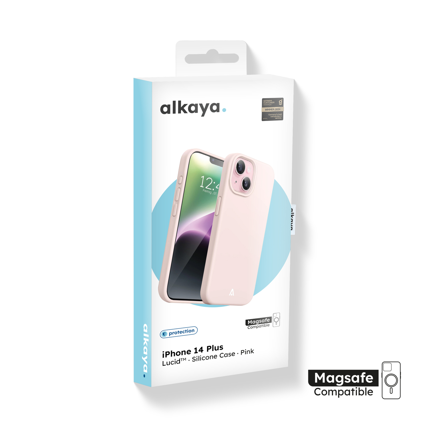 alkaya. | LUCID Silikon Case kompatibel mit Magsafe  pink, iPhone 14 Plus