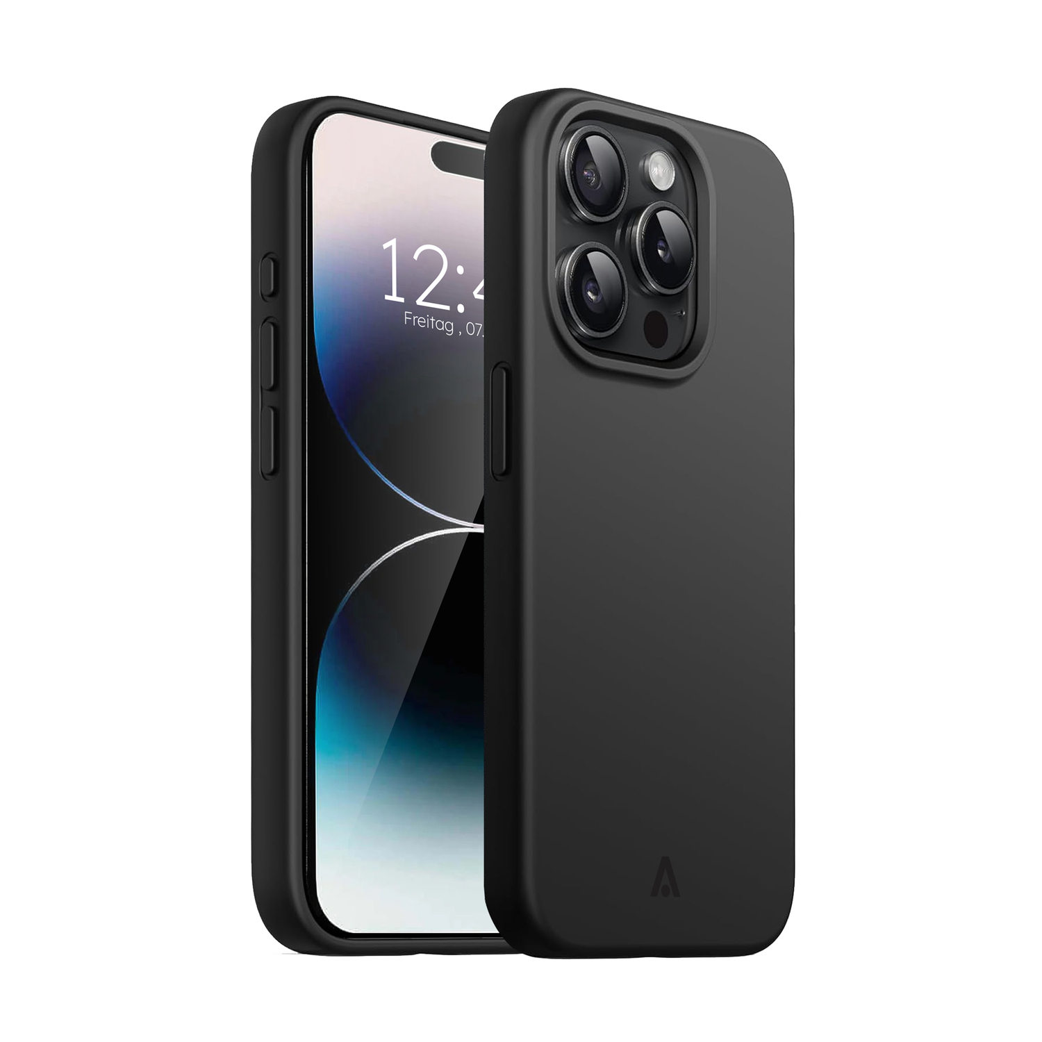 alkaya. | LUCID Silikon Case kompatibel mit Magsafe  schwarz, iPhone 14 Pro