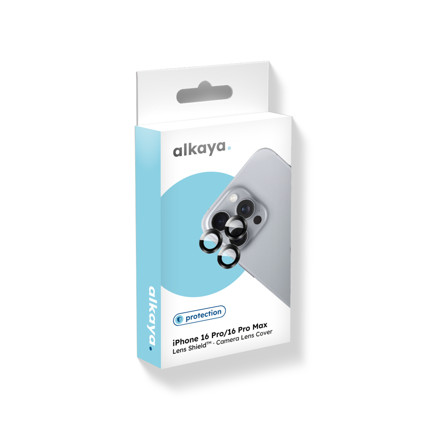 alkaya. | Lens Shield | Kameraschutzglas, Transparent single lens, 16 Pro / 16 Pro Max