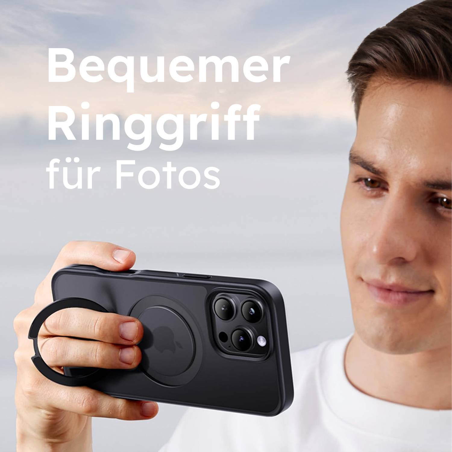 alkaya. | LUCID 360 FlexStand Case kompatibel mit Magsafe schwarz, iPhone 13 Pro Max