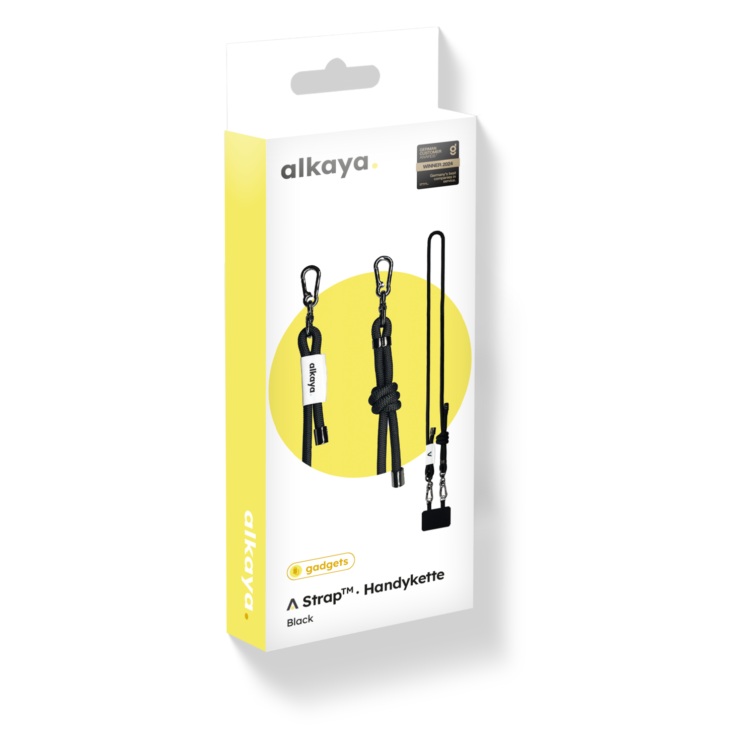 alkaya. | A Strap | Premium Lanyard lHandy Kette schwarz