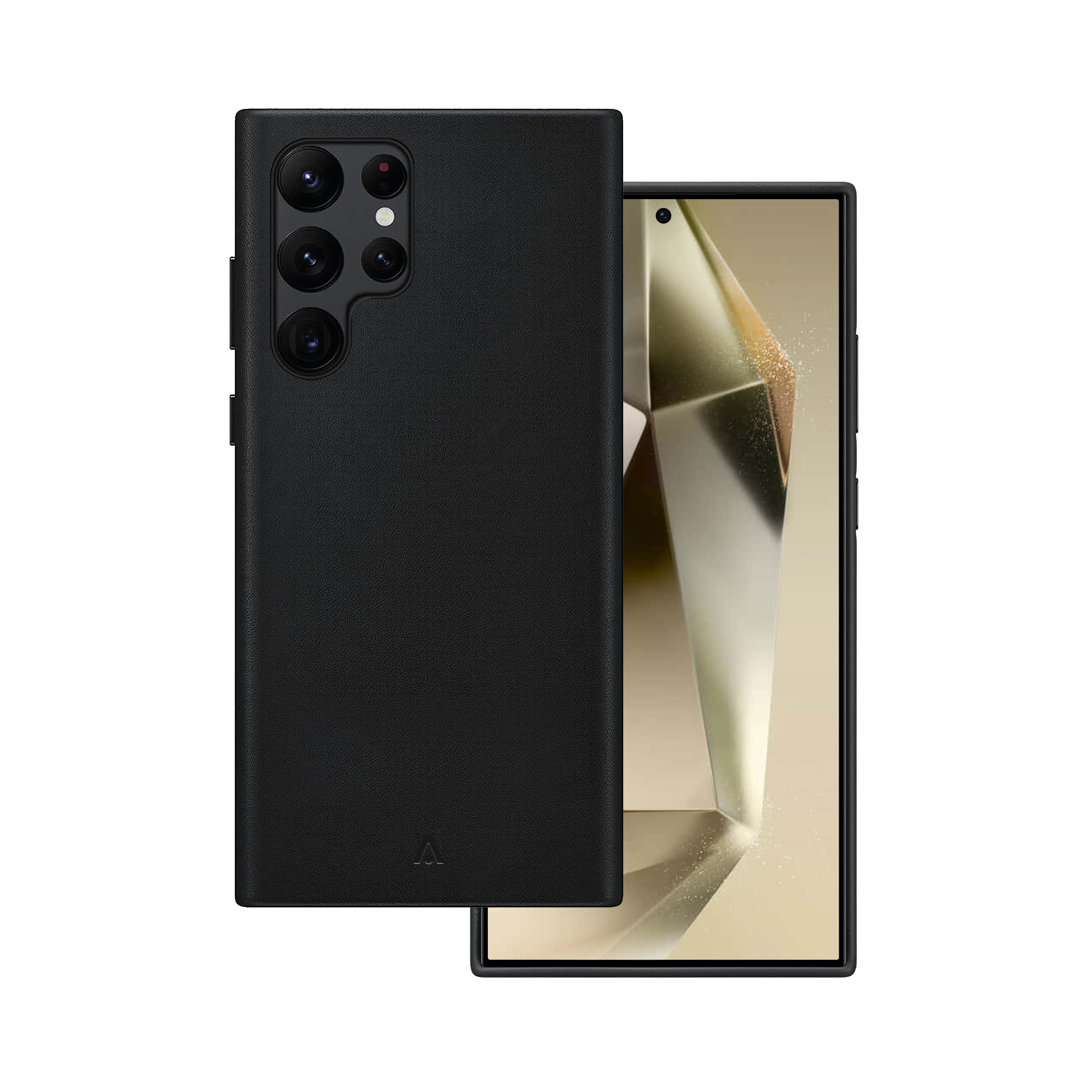 alkaya. | LUCID Pu Leather Case kompatibel mit Magsafe schwarz, Samsung S24 Ultra