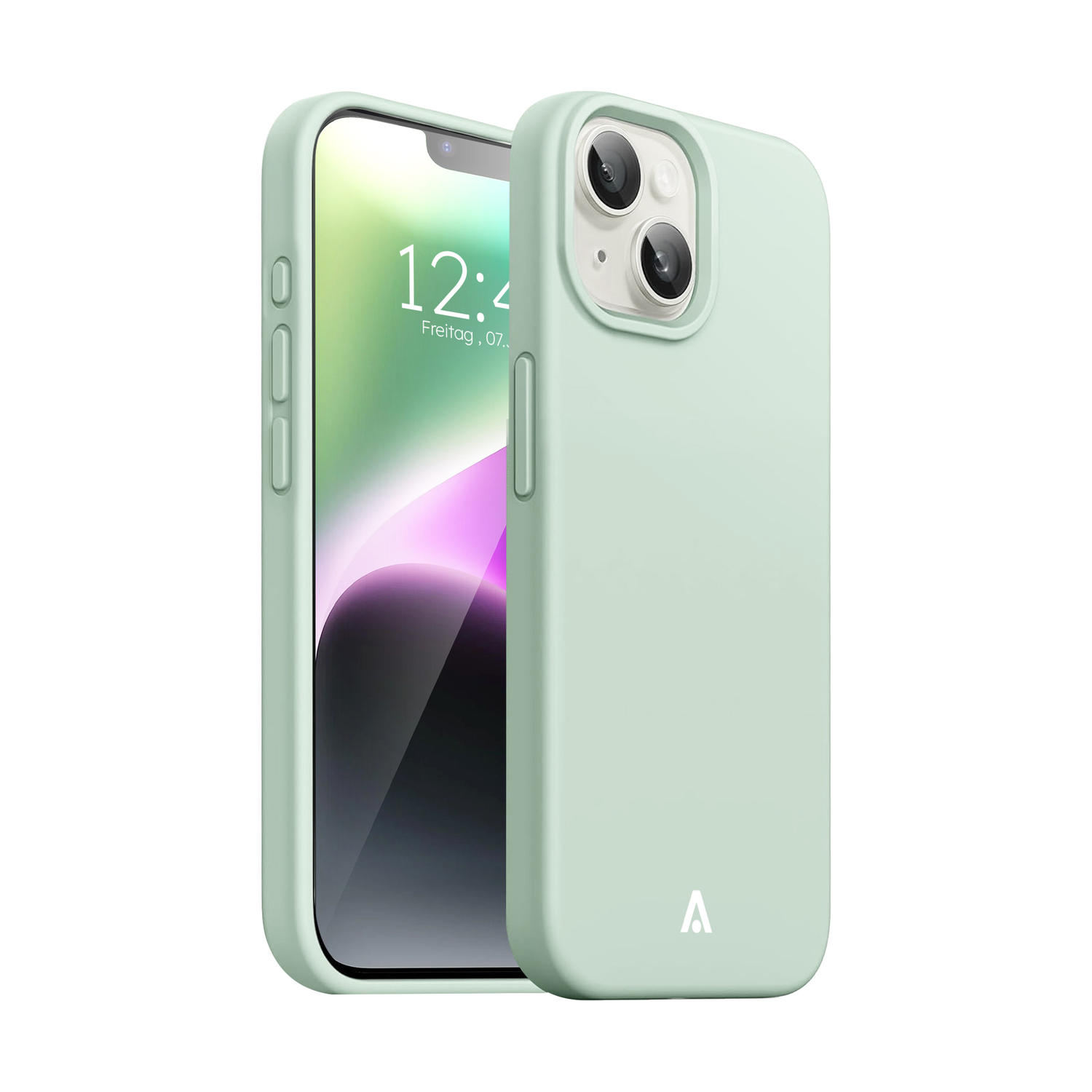 alkaya. | LUCID Silikon Case kompatibel mit Magsafe mint grün, iPhone 14 Plus