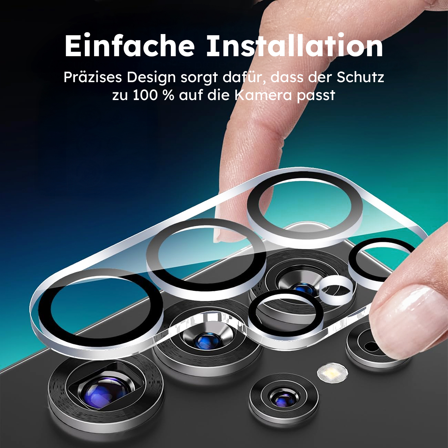 alkaya. | Lens Shield | Kameraschutzglas, Transparent Samsung S25 Ultra