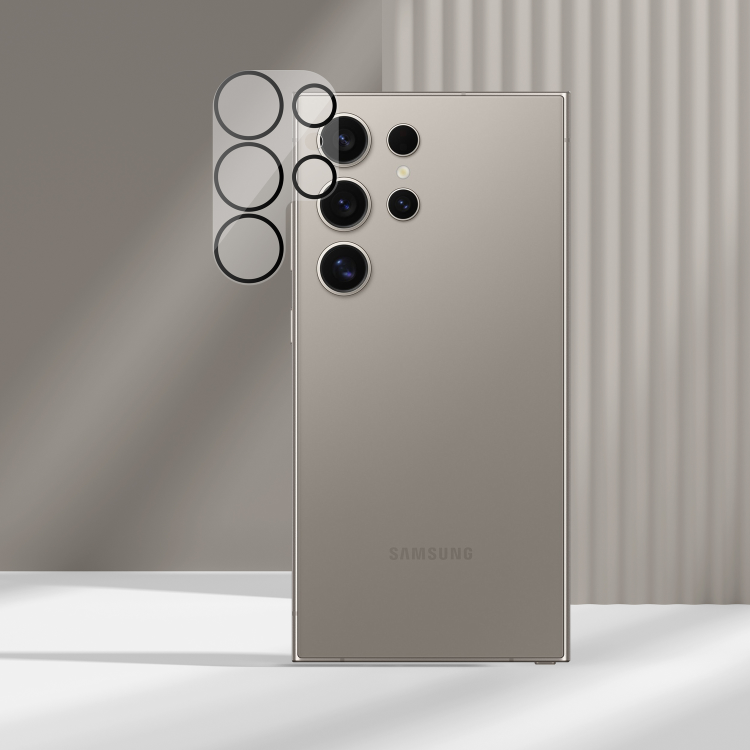 alkaya. | Lens Shield | Kameraschutzglas, Transparent Samsung S24 Ultra