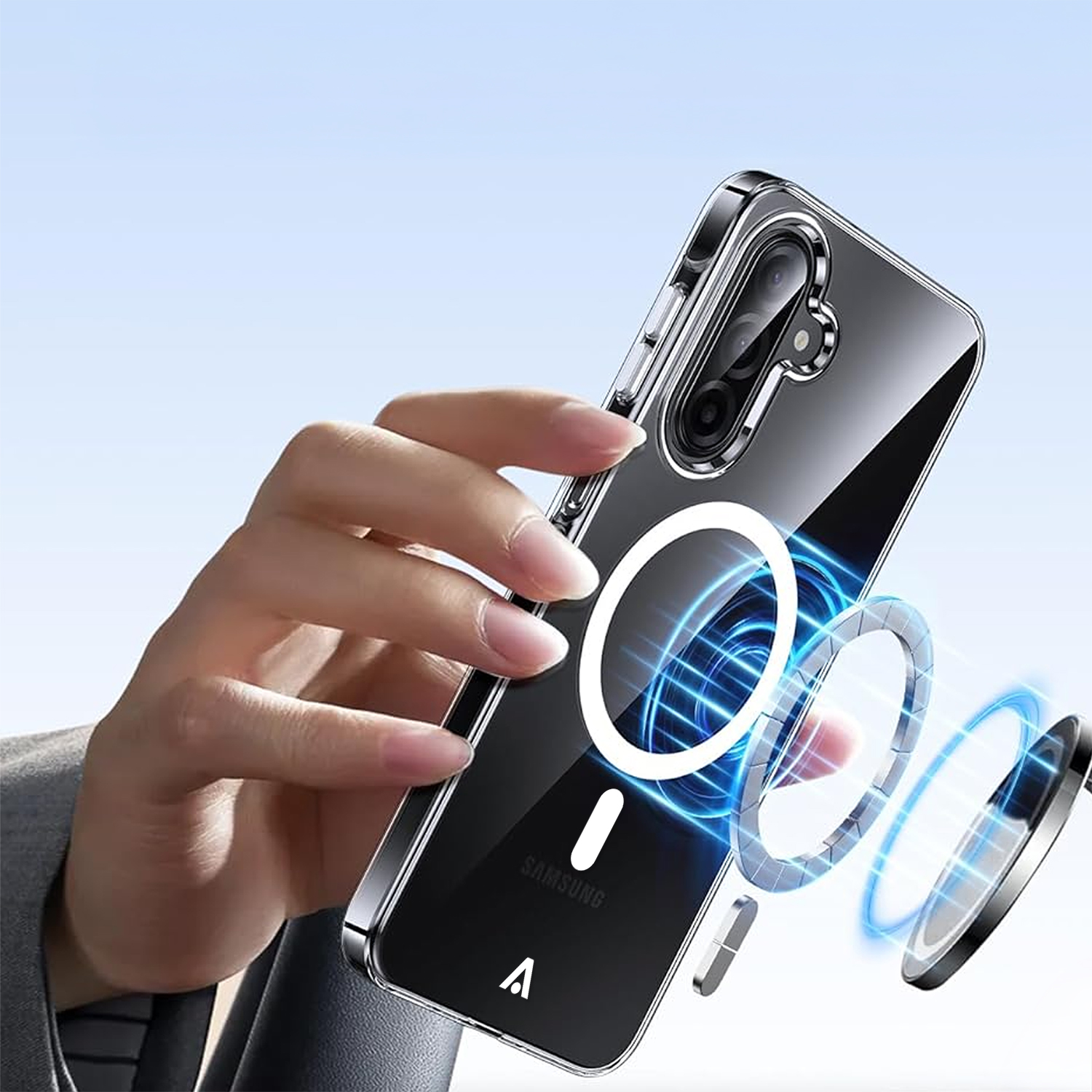 alkaya. | LUCID Clear Case kompatibel mit Magsafe, Samsung A17 transparent