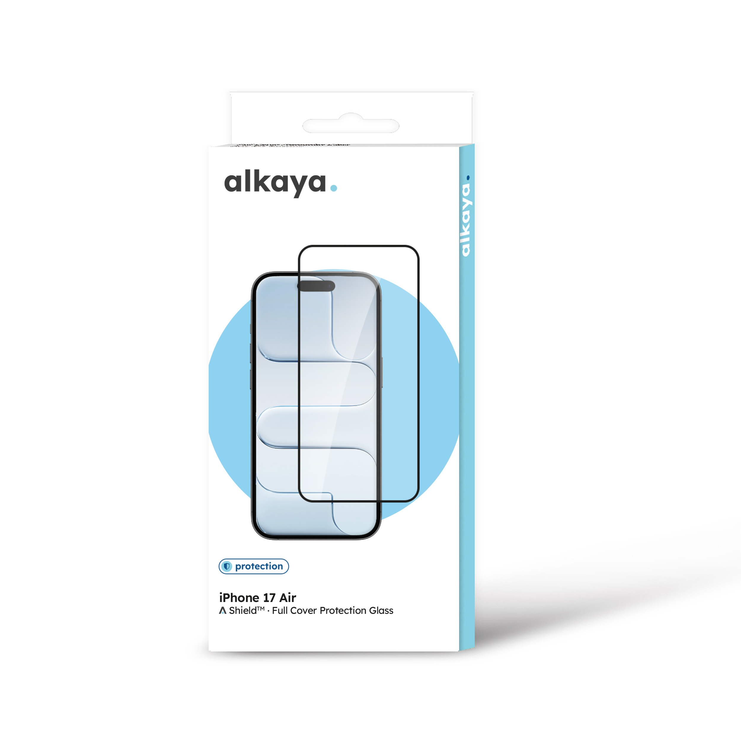 alkaya. | A Shield | Displayschutzglass | 3D Full Cover, transparent, iPhone 17 Air