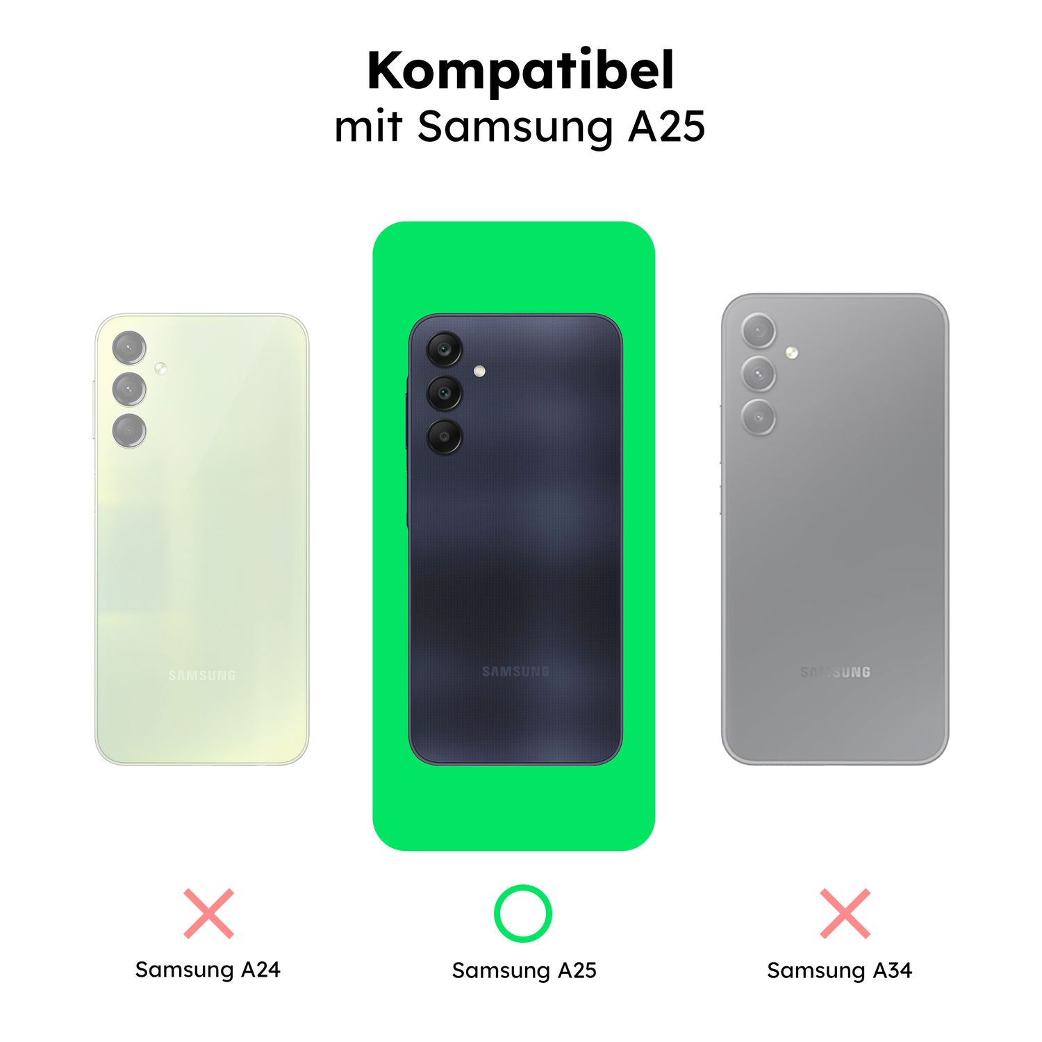 alkaya. | LUCID Handy Schutzhülle Clear Case Samsung A25