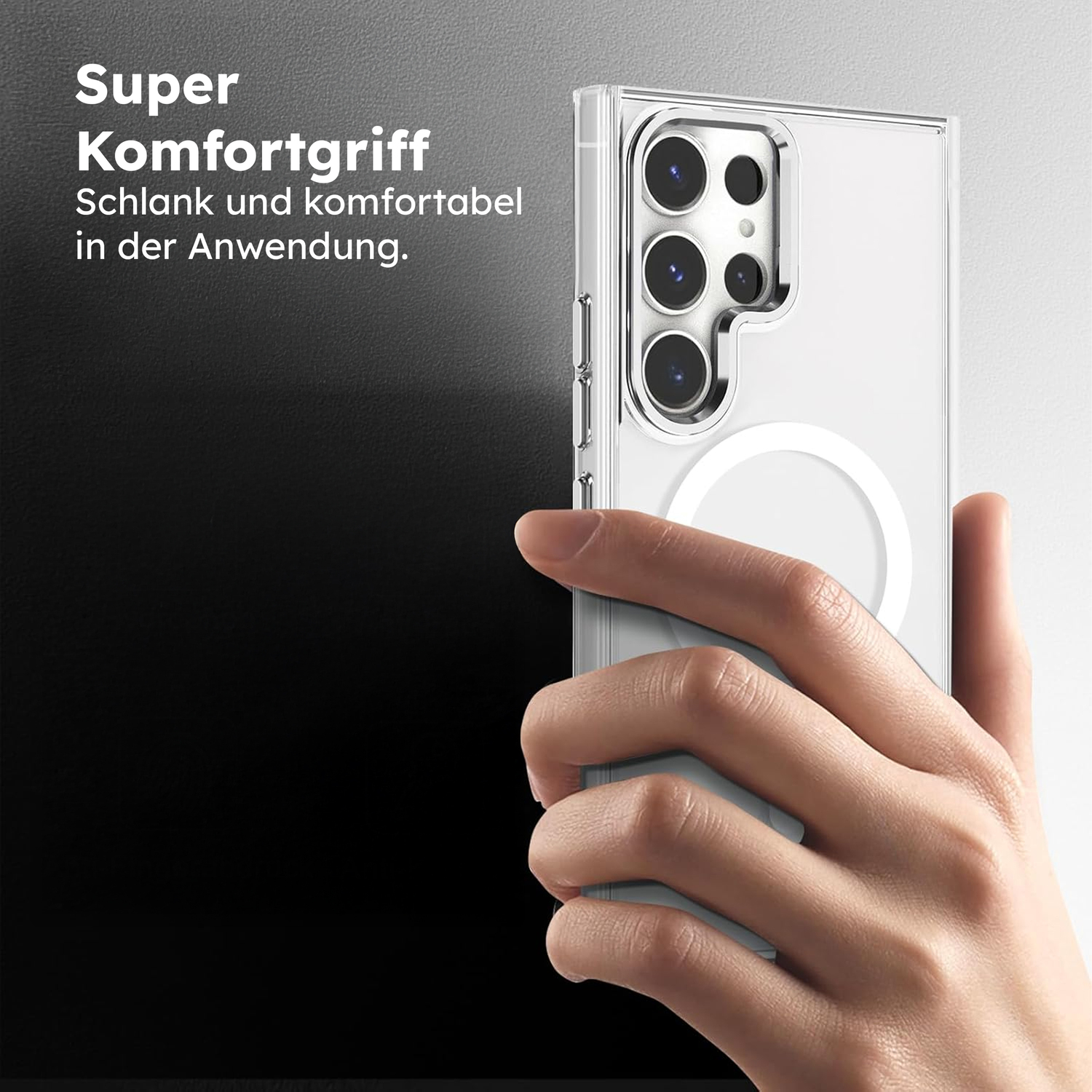 alkaya. | LUCID Clear Case kompatibel mit Magsafe transparent, Samsung S22 Ultra