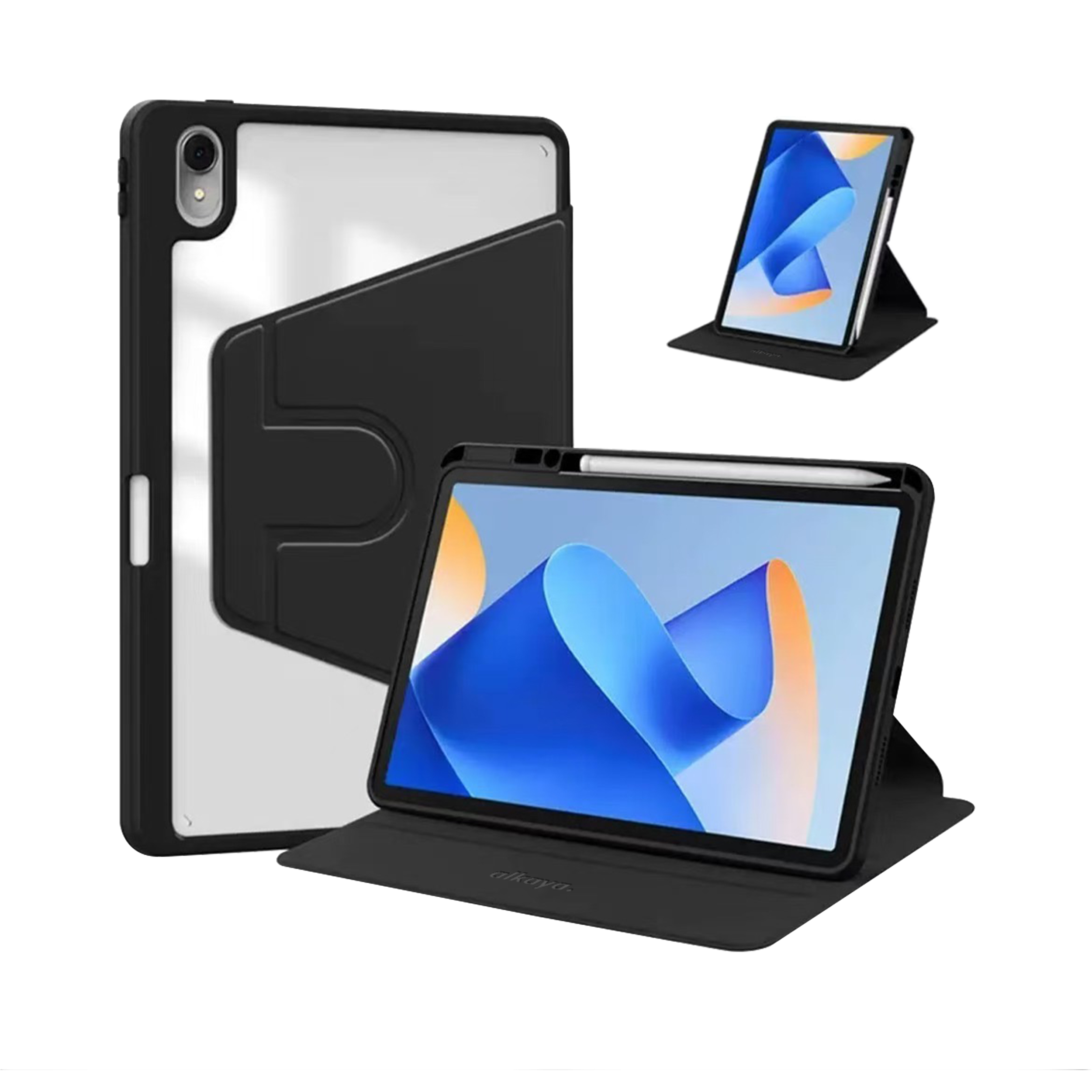 alkaya. | LUCID iPad 360 FlexStand Case schwarz, iPad Air 13"