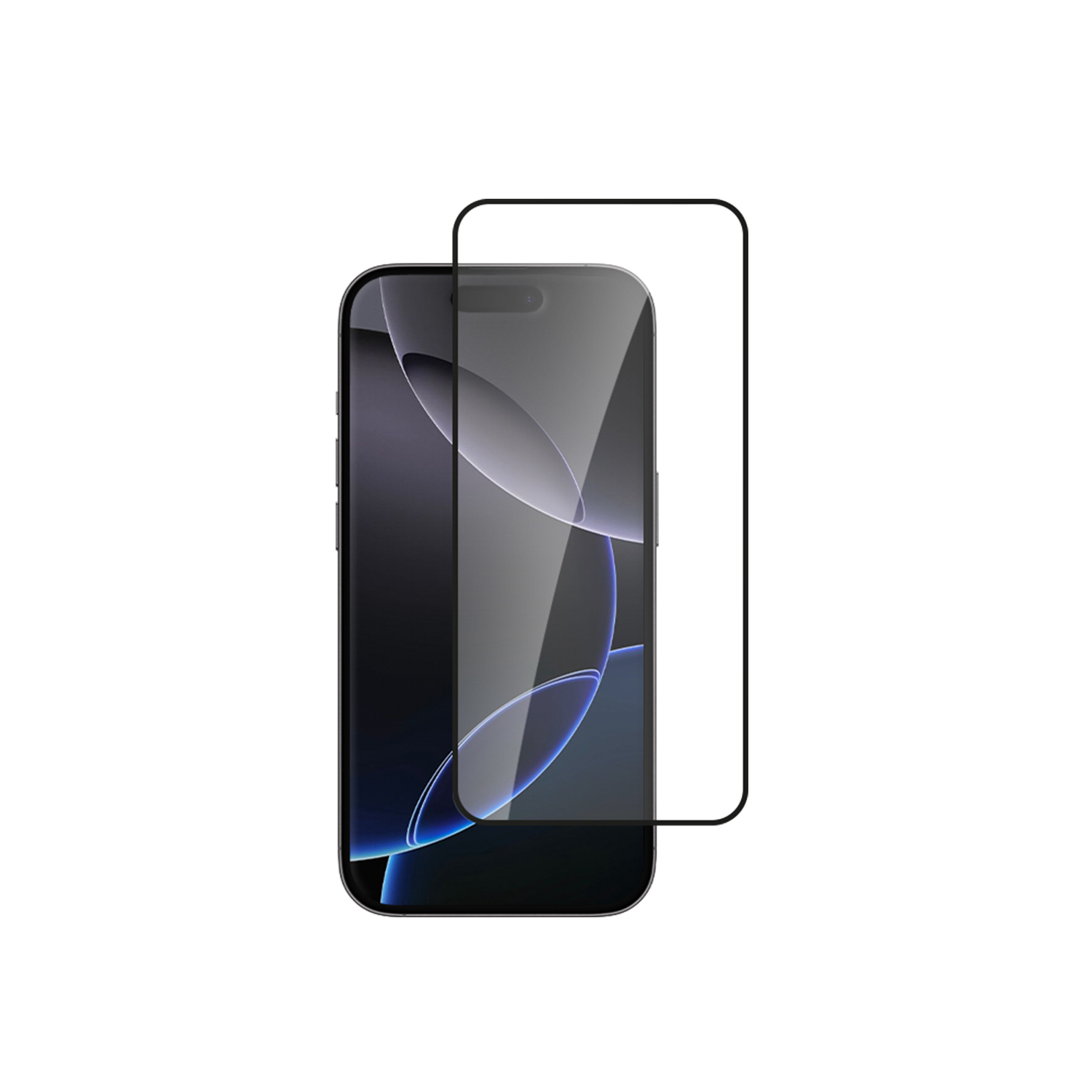 alkaya. | A Shield | Displayschutzglas | 3D Full Cover transparent, iPhone 16 Pro