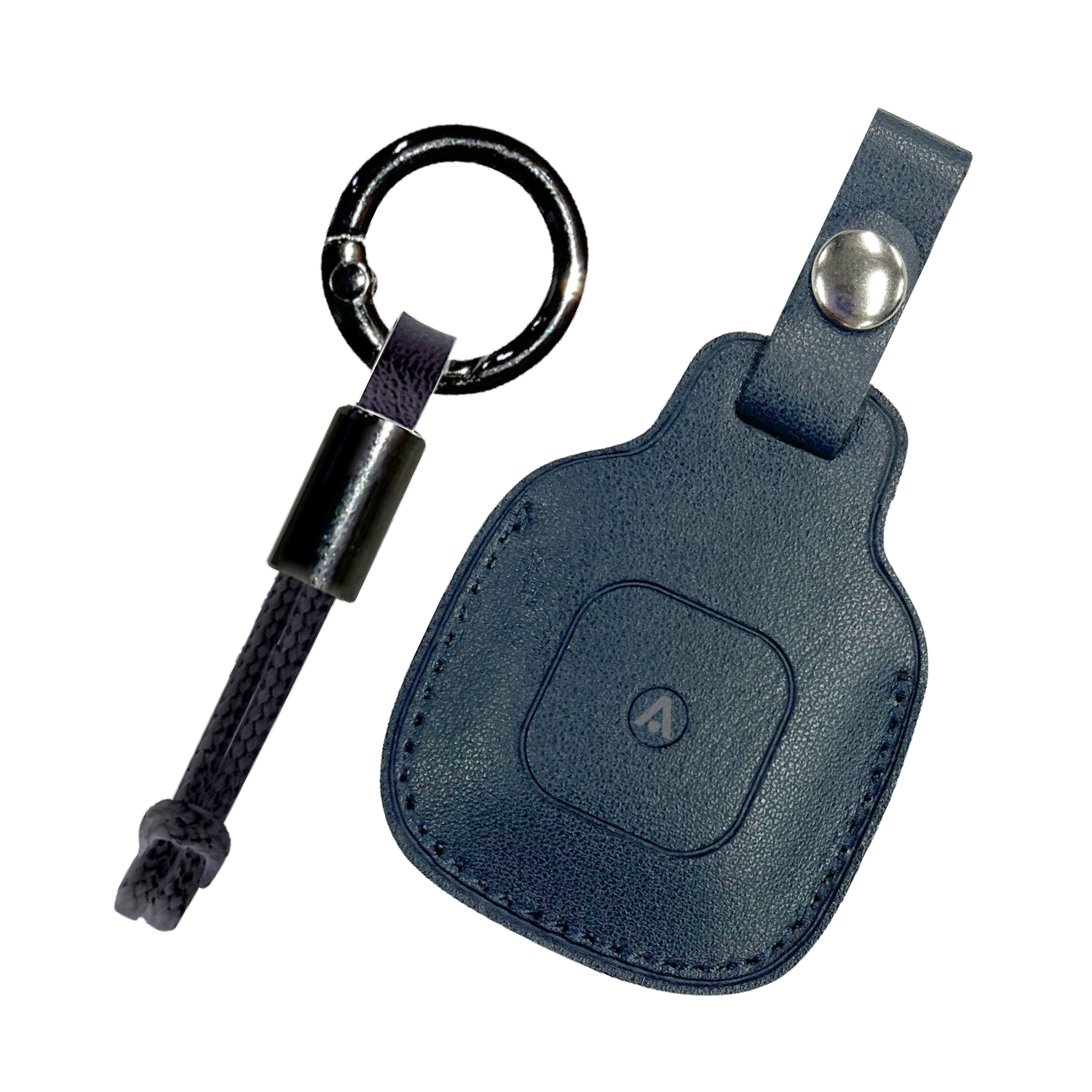 alkaya. | Pro Tag | Premium PU Lederhülle mit Schlaufe für A Tag GPS Tracker