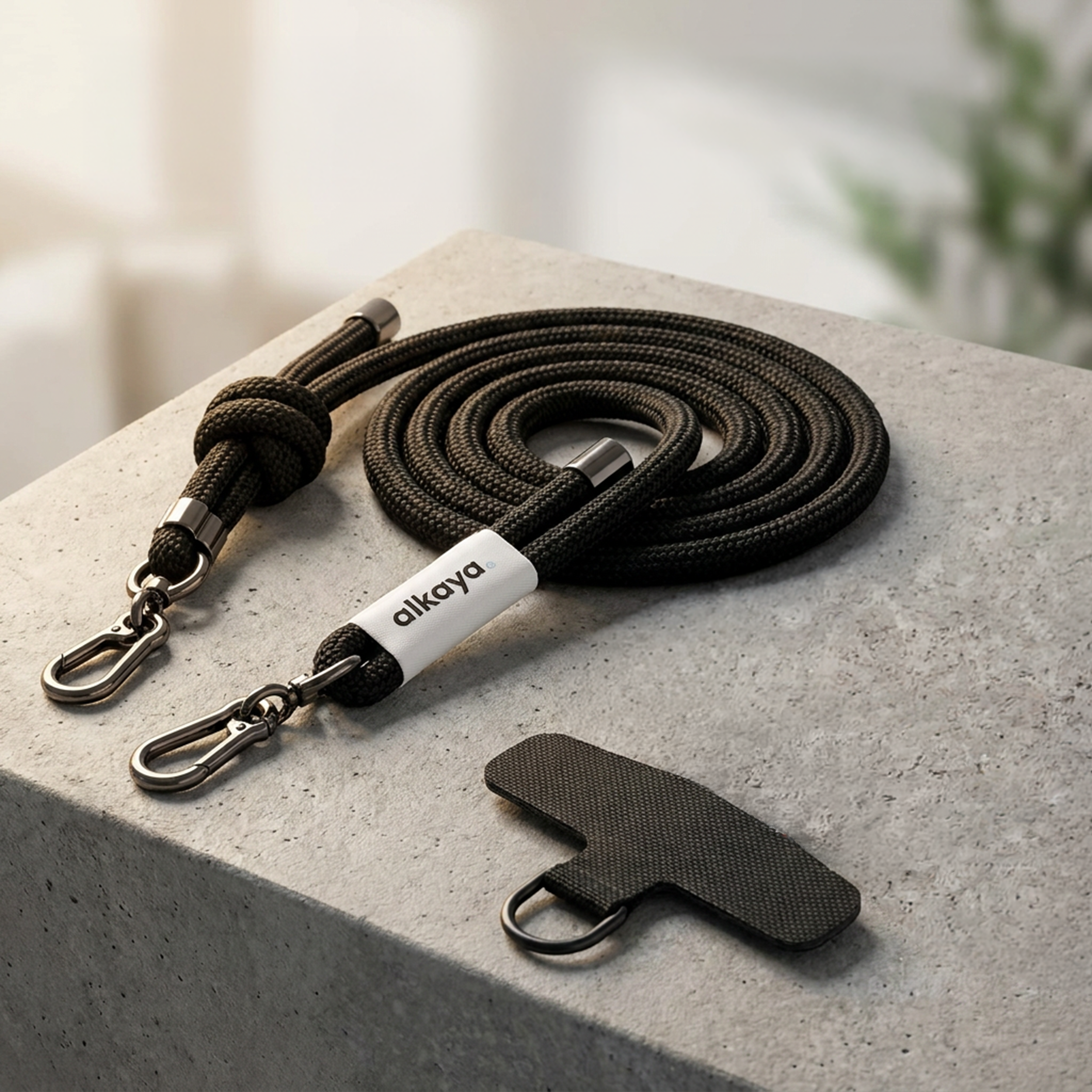 alkaya. | A Strap | Premium Lanyard Handykette schwarz