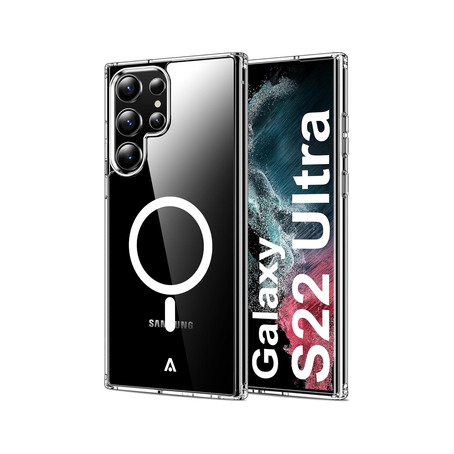 alkaya. | LUCID Clear Case kompatibel mit Magsafe transparent, Samsung S22 Ultra