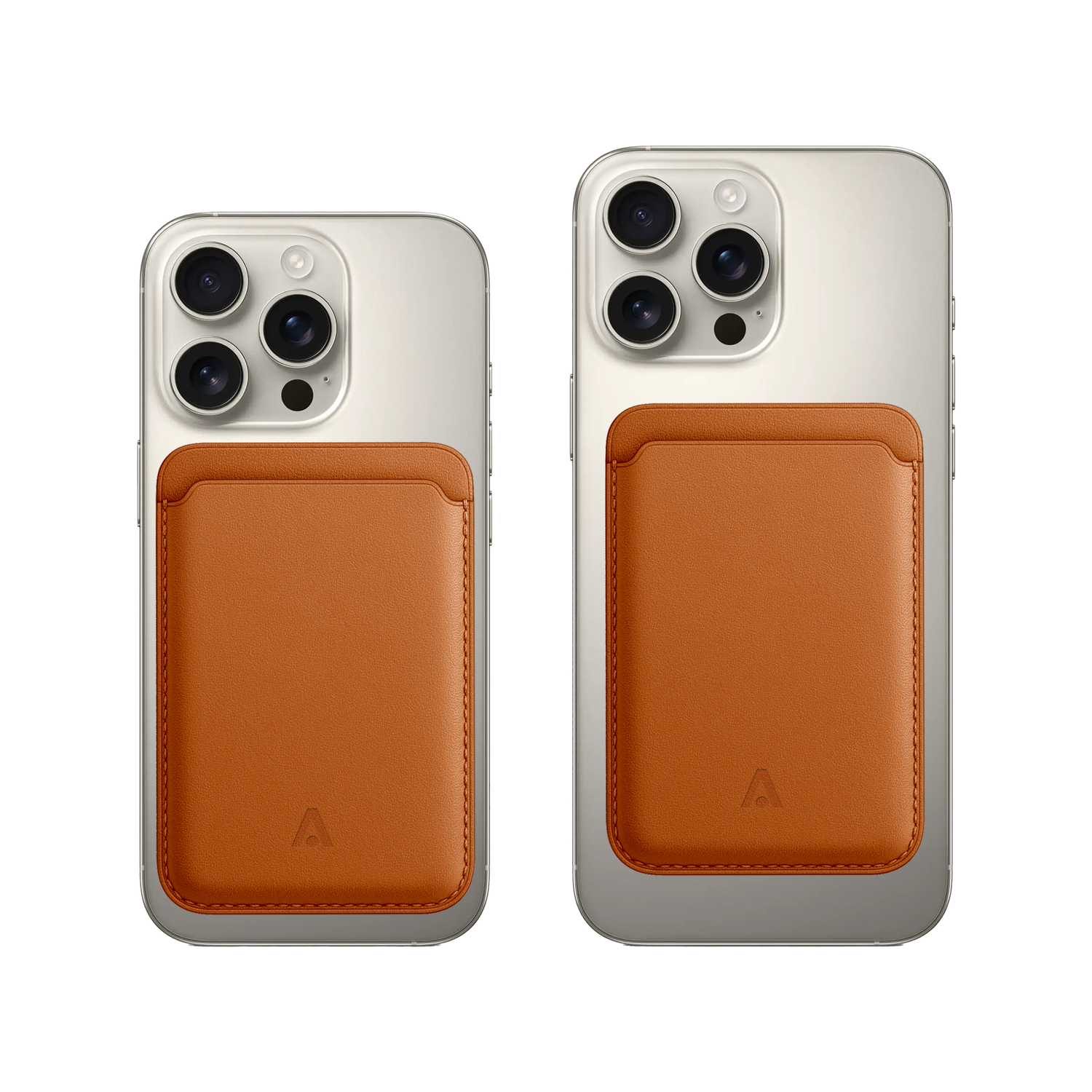 alkaya. | Cardy | Card Holder für bis zu 3 Karten unterstützt MagSafe-Technologie, braun