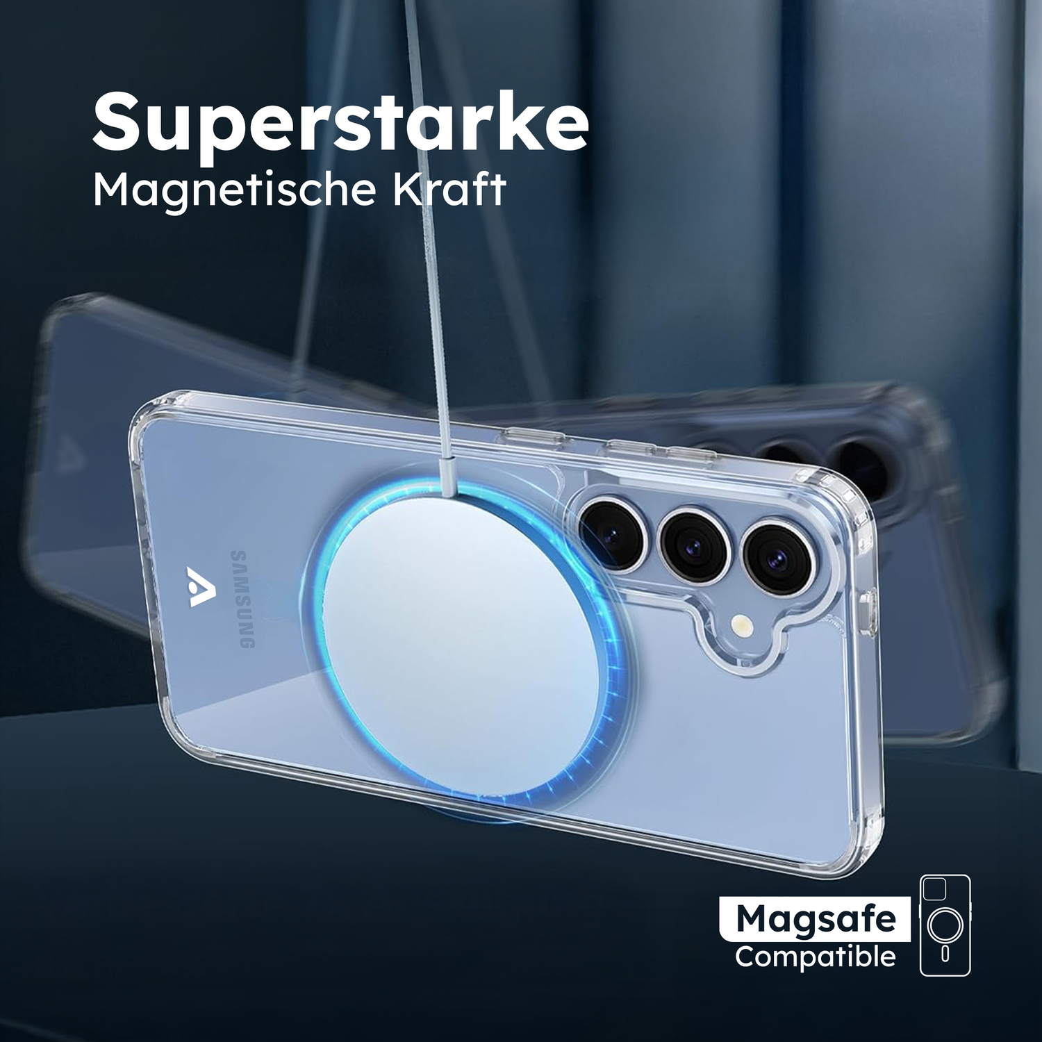 alkaya. | LUCID Clear Case kompatibel mit Magsafe Samsung S25+