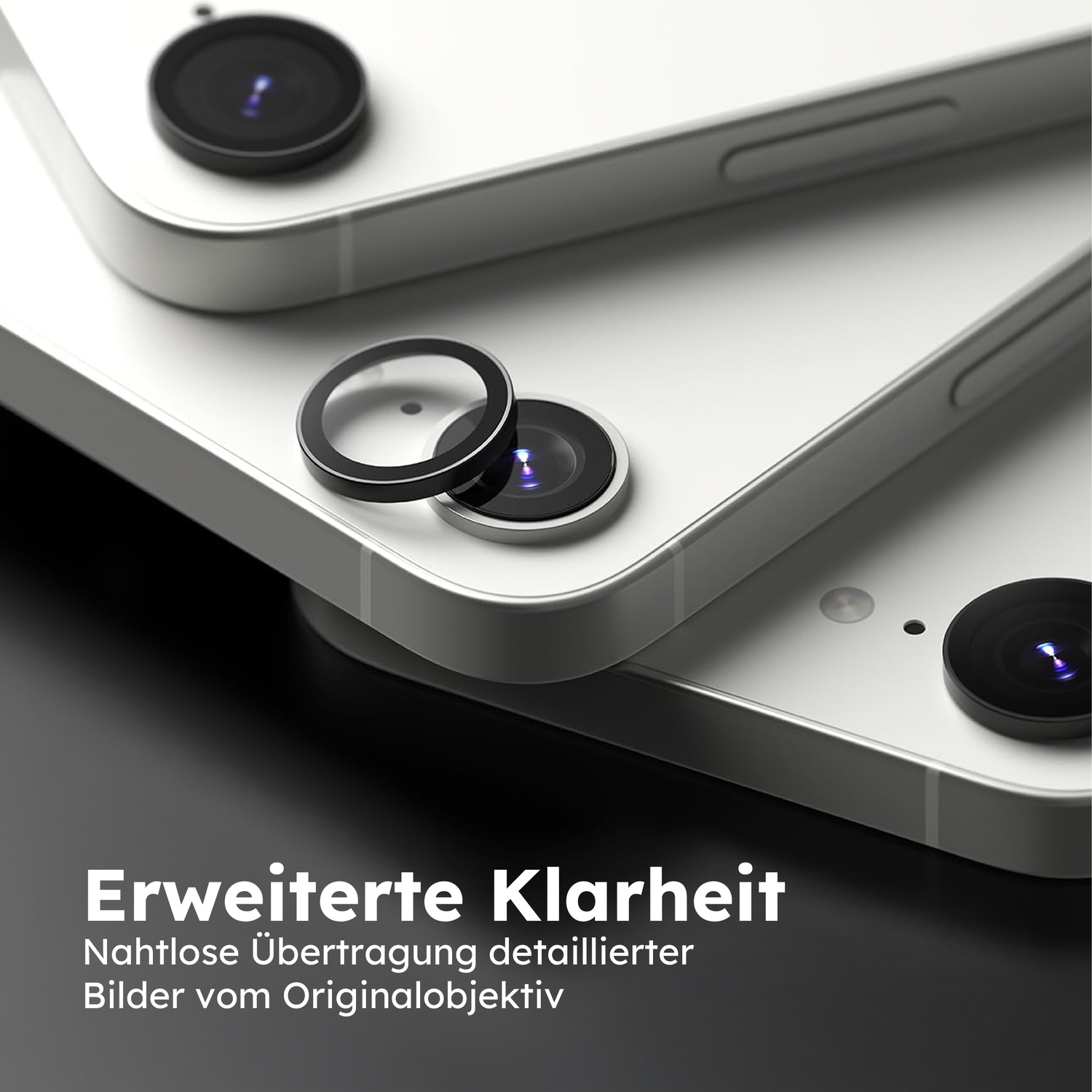 alkaya. | Lens Shield | Kameraschutzglas, Transparent single lens, iPhone 16e