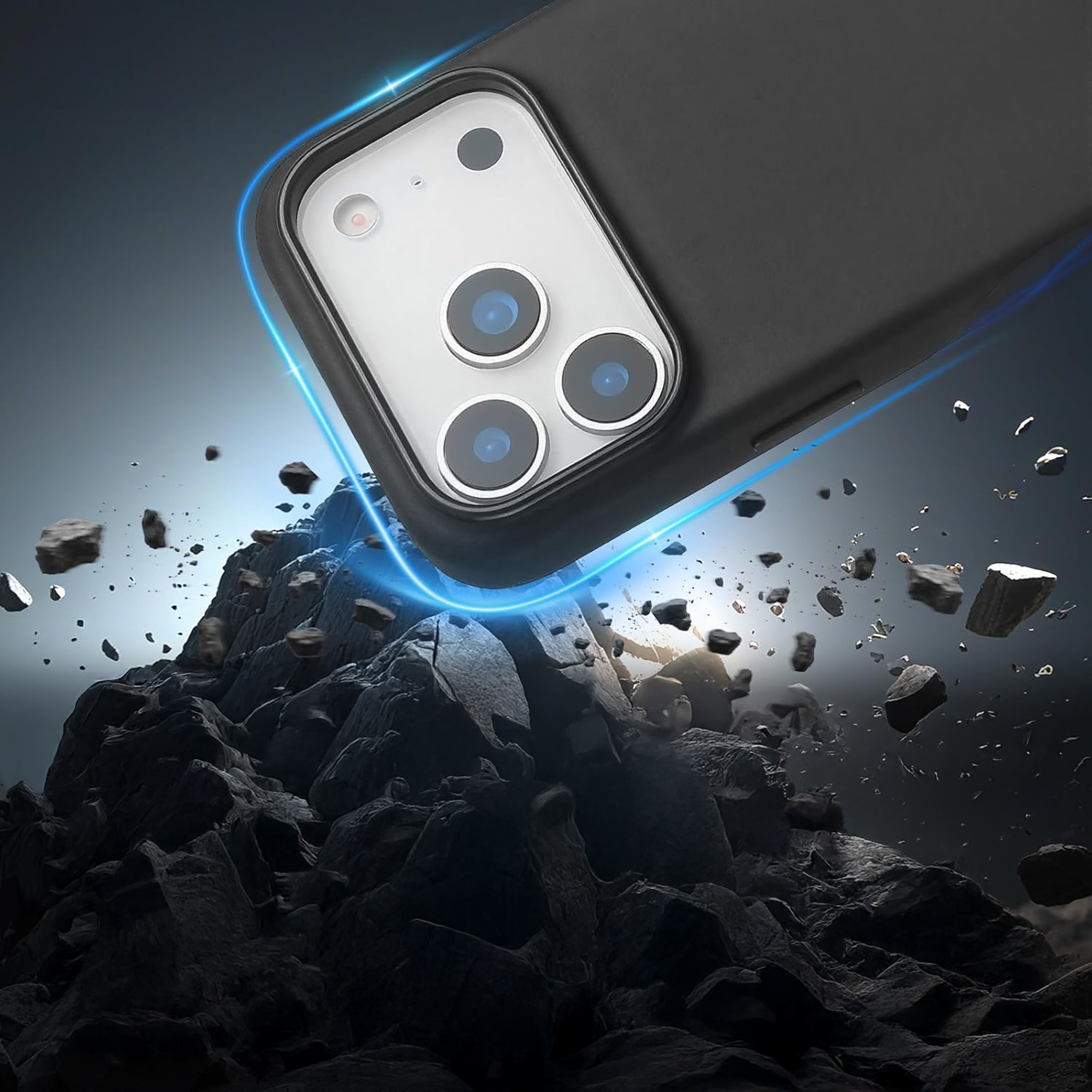 alkaya. | LUCID PU-Leder Case kompatibel mit Magsafe schwarz, iPhone 17 Pro Max