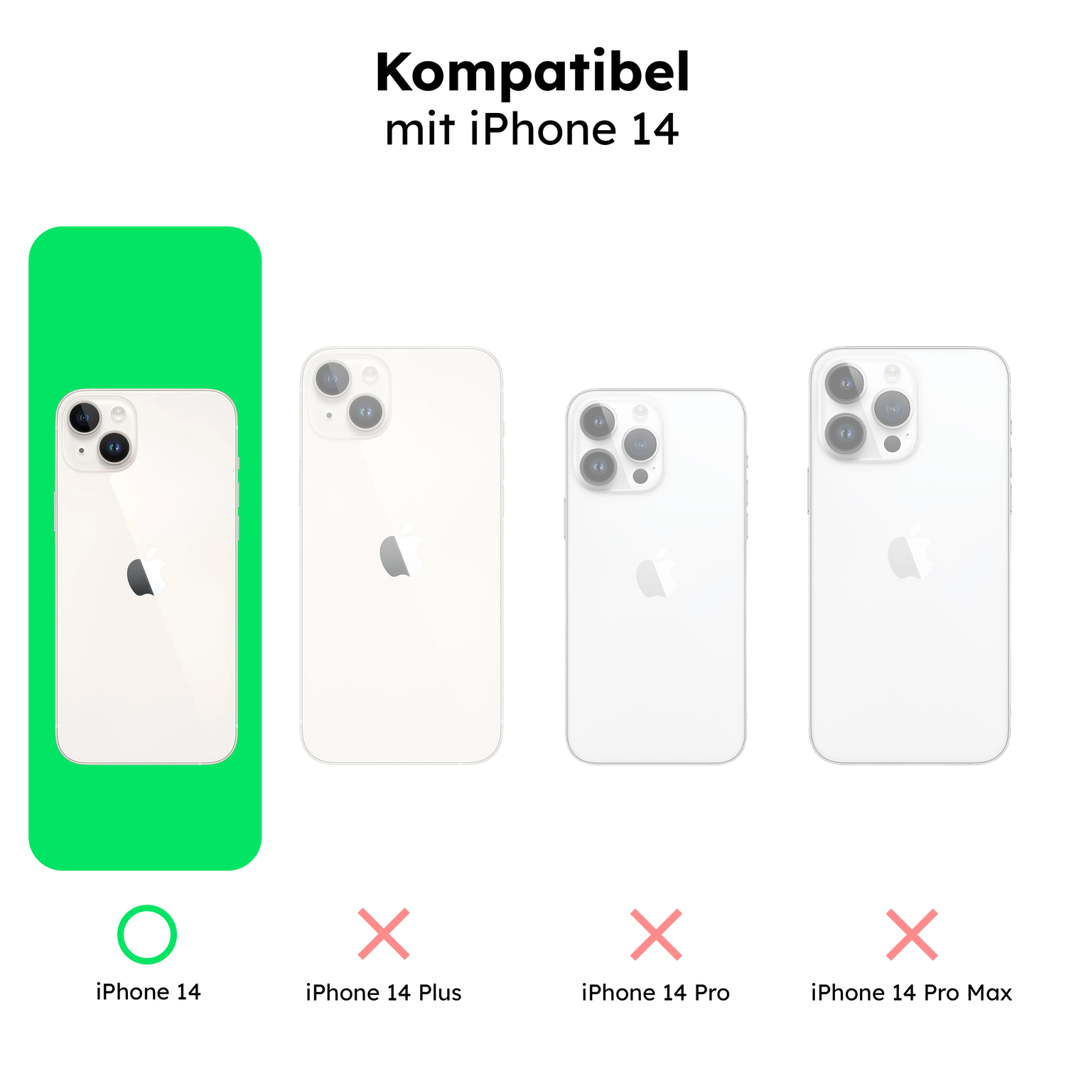 alkaya. | LUCID Silikon Case kompatibel mit Magsafe mint grün, iPhone 14