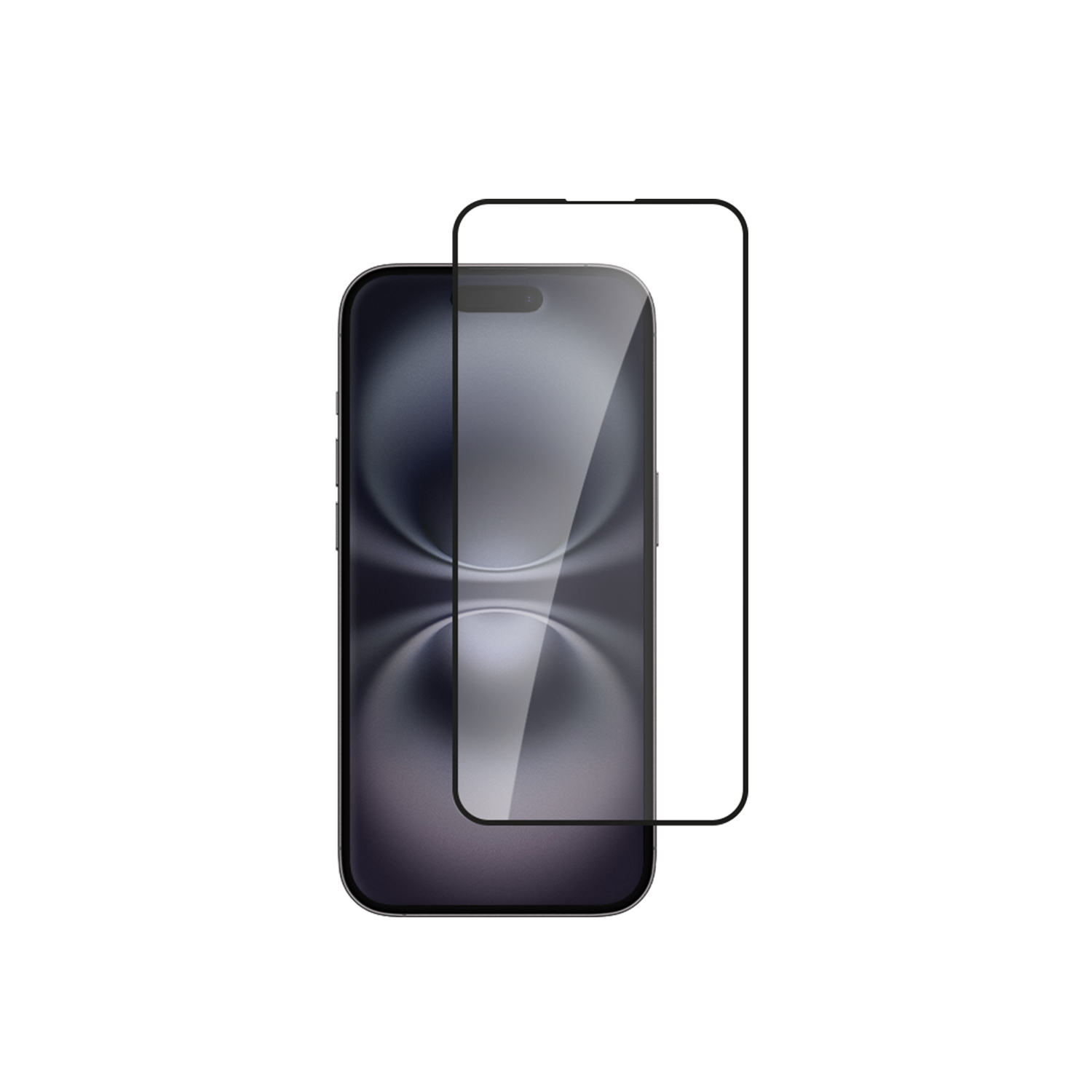 alkaya. | A Shield | Displayschutzglas | 3D Full Cover transparent, iPhone 15 Plus / 16 Plus