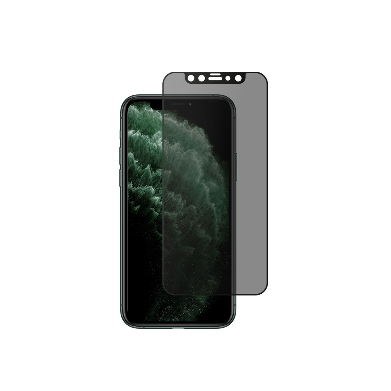 alkaya. | A Shield | Display-Sichtschutzglas | 3D Full Cover | Privacy,  iPhone X/XS/11Pro