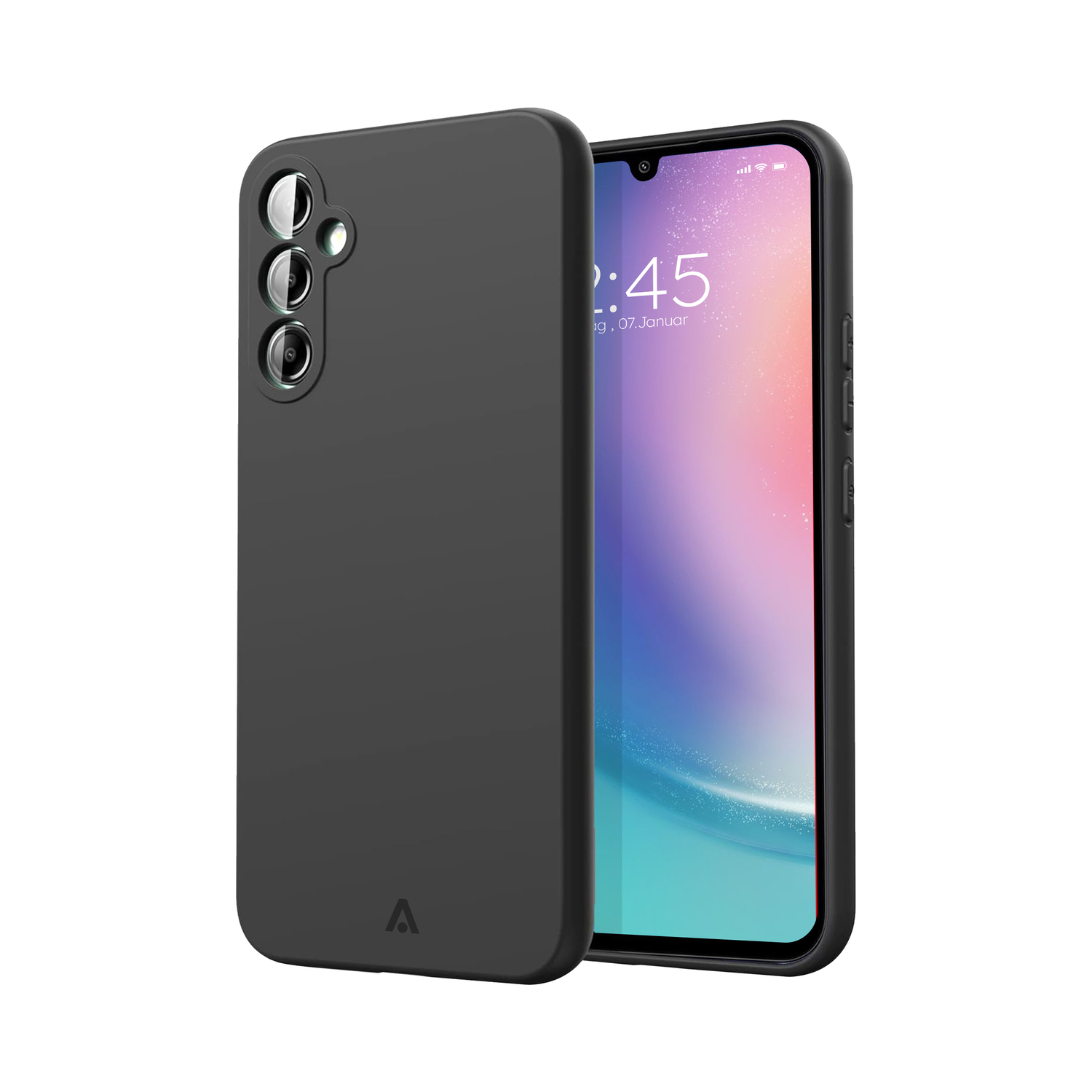 alkaya. | LUCID Silikon Case schwarz, Samsung A24