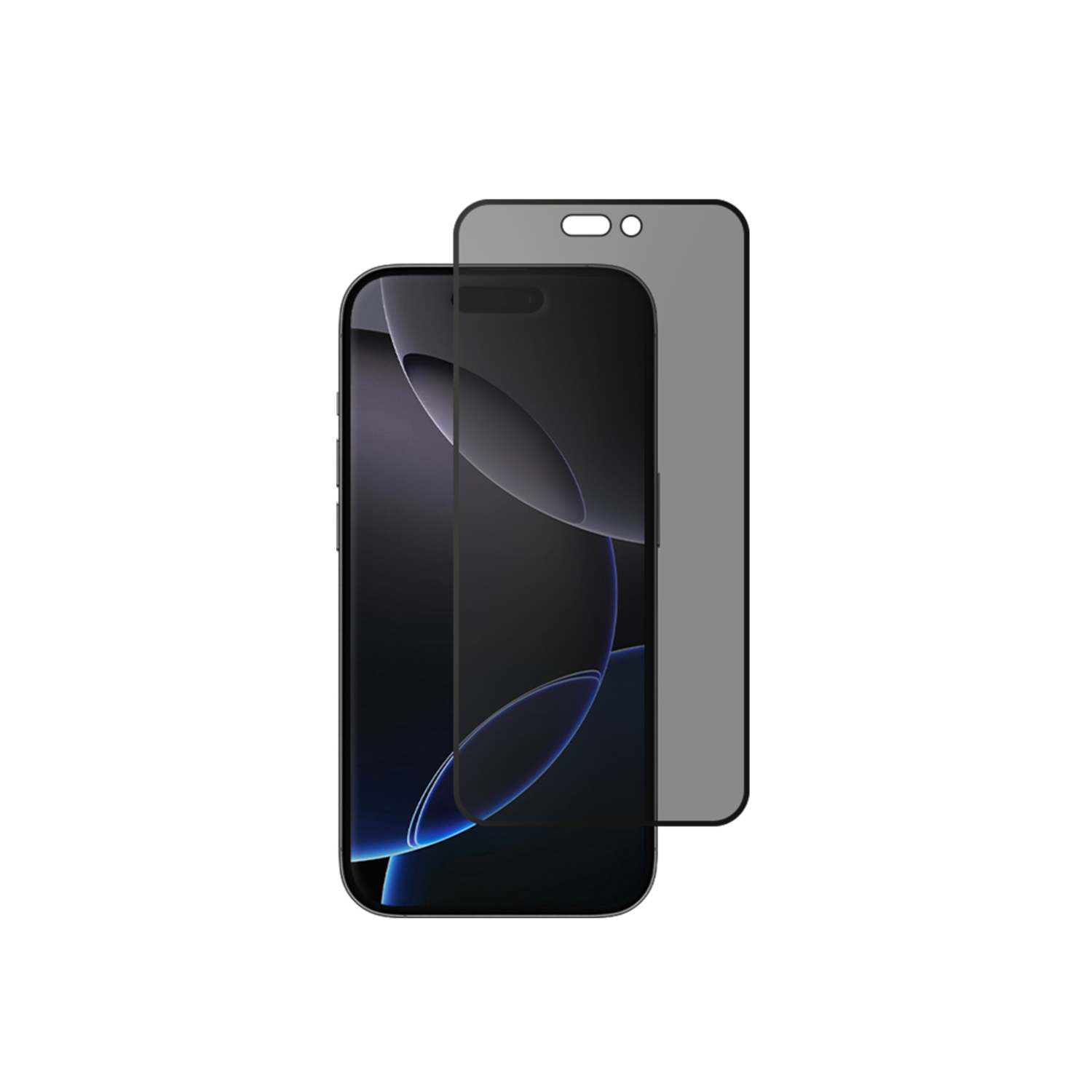 alkaya. | A Shield | Displayschutzglas | 3D Full Cover, Privacy iPhone 16 Pro Max