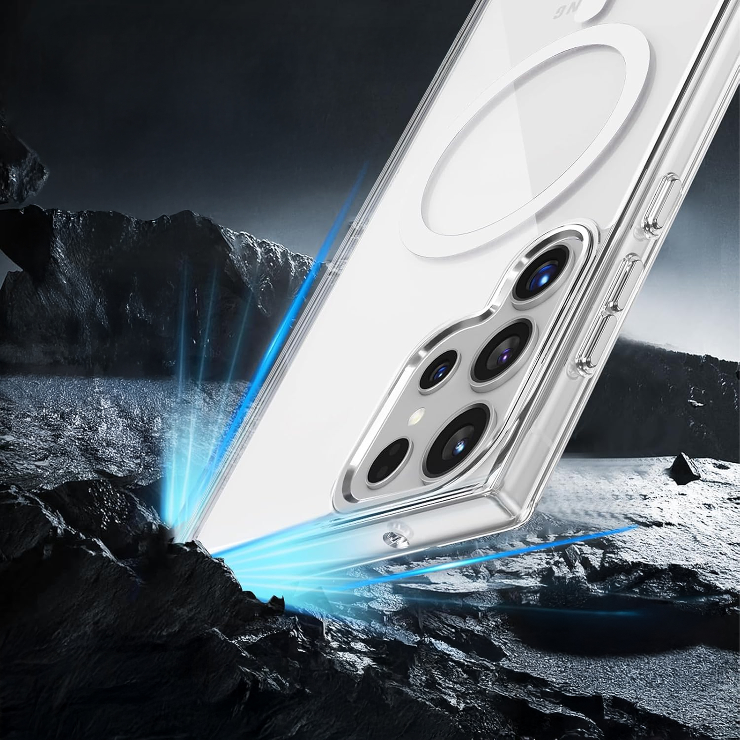 alkaya. | LUCID Clear Case kompatibel mit Magsafe transparent, Samsung S23 Ultra