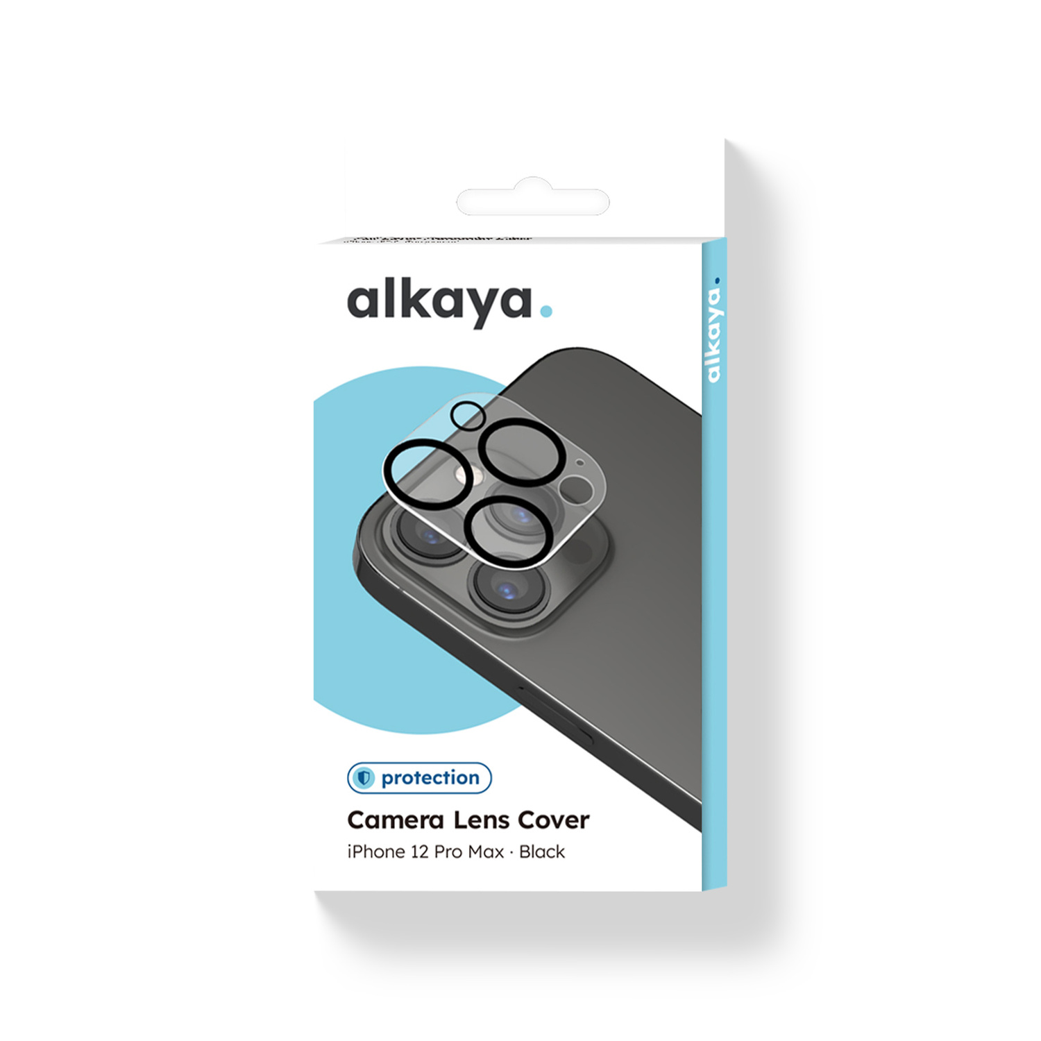 alkaya. | Lens Shield | Kameraschutzglas, Transparent iPhone 12 Pro Max