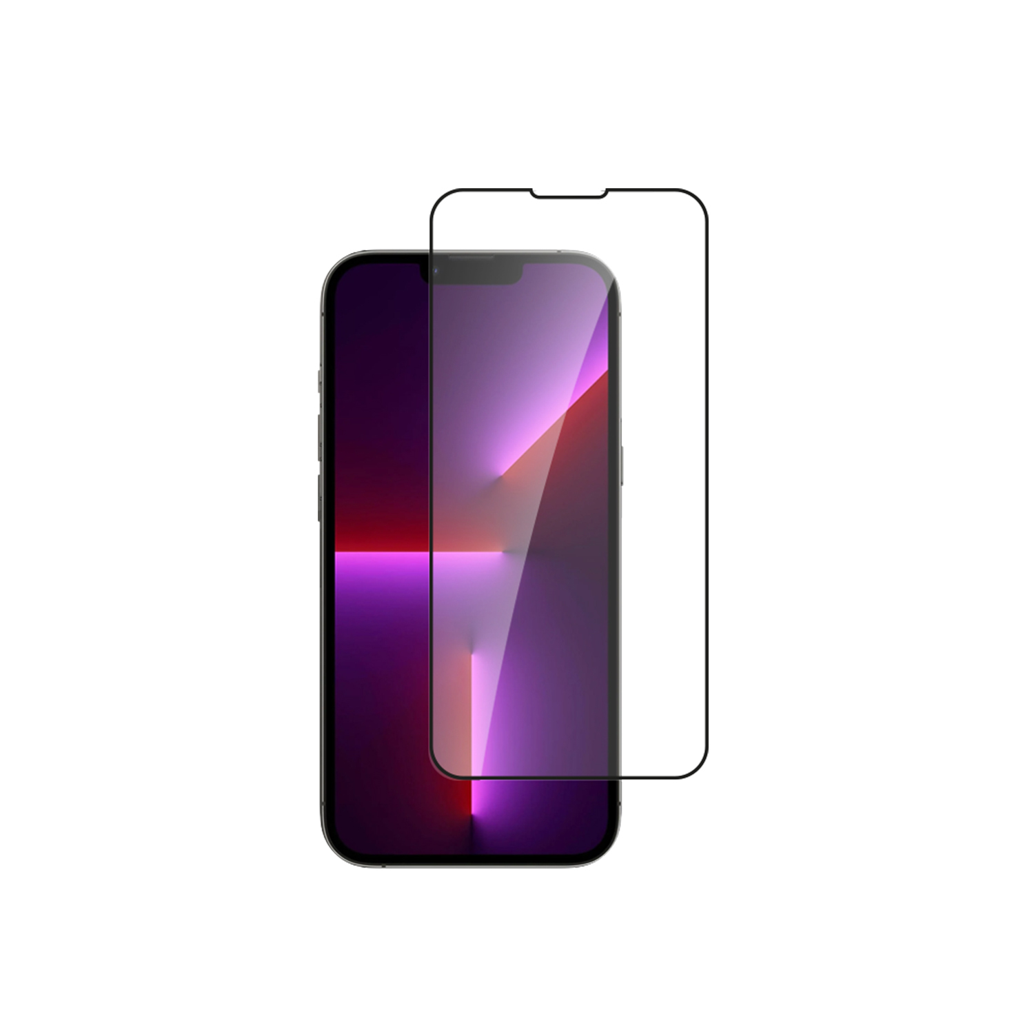 alkaya. | A Shield | Displayschutzglas | 3D Full Cover transparent, iPhone 13 Pro Max