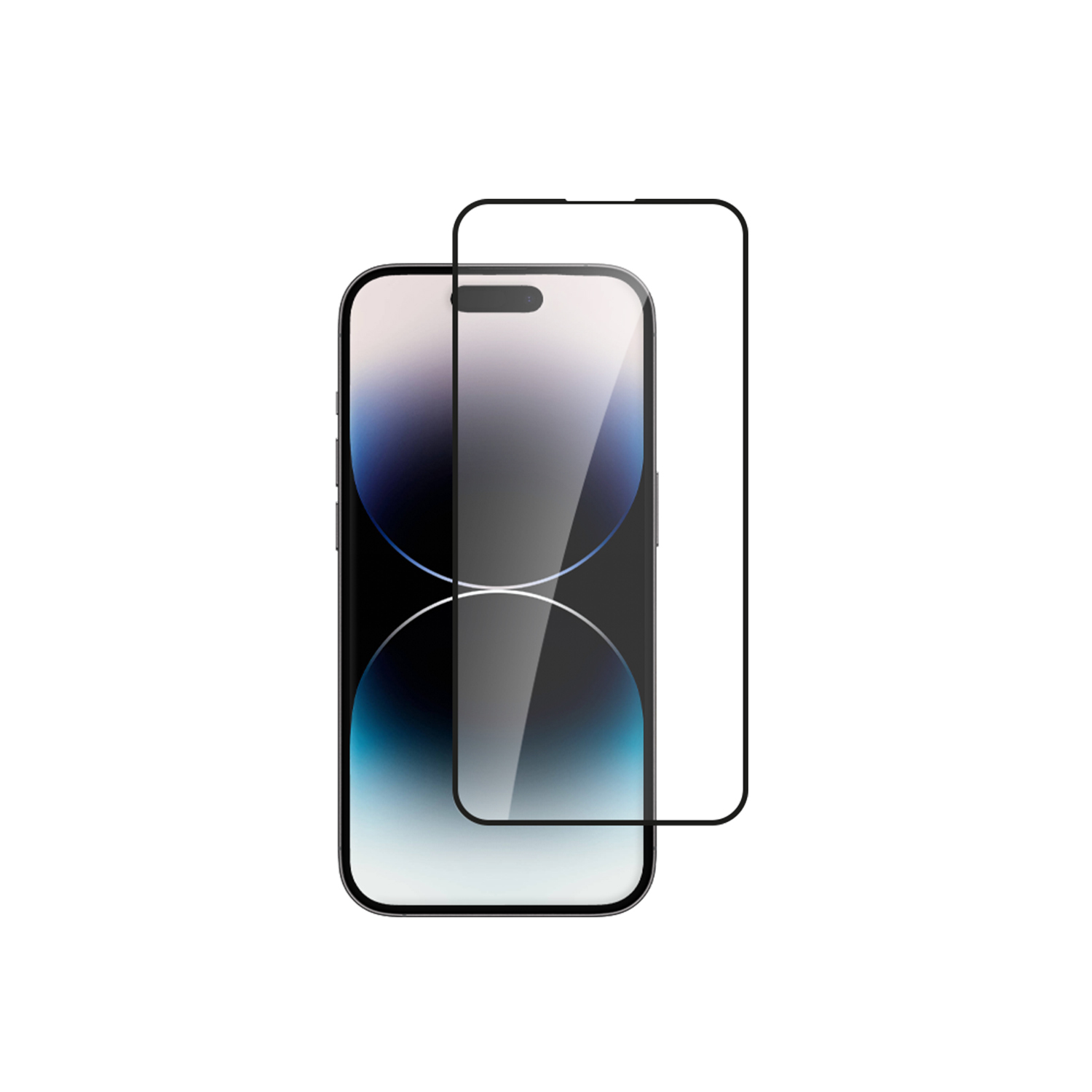 alkaya. | A Shield | Displayschutzglas | 3D Full Cover transparent, iPhone 14 Pro
