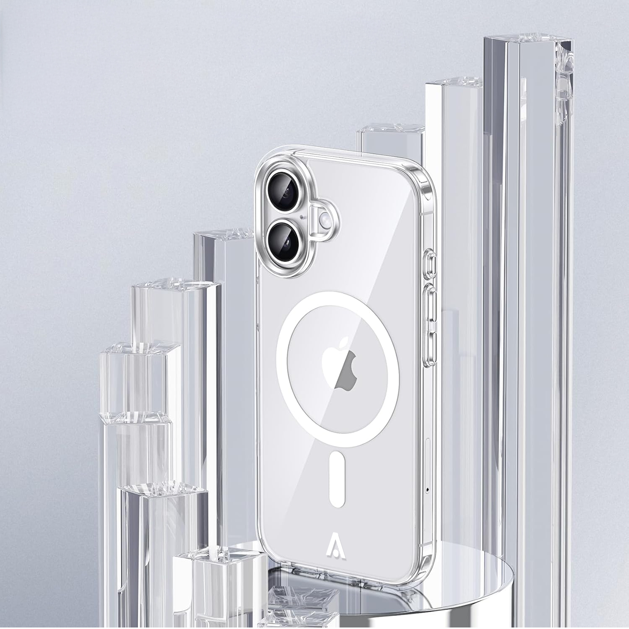 alkaya. | LUCID Clear Case kompatibel mit Magsafe transparent, iPhone 17